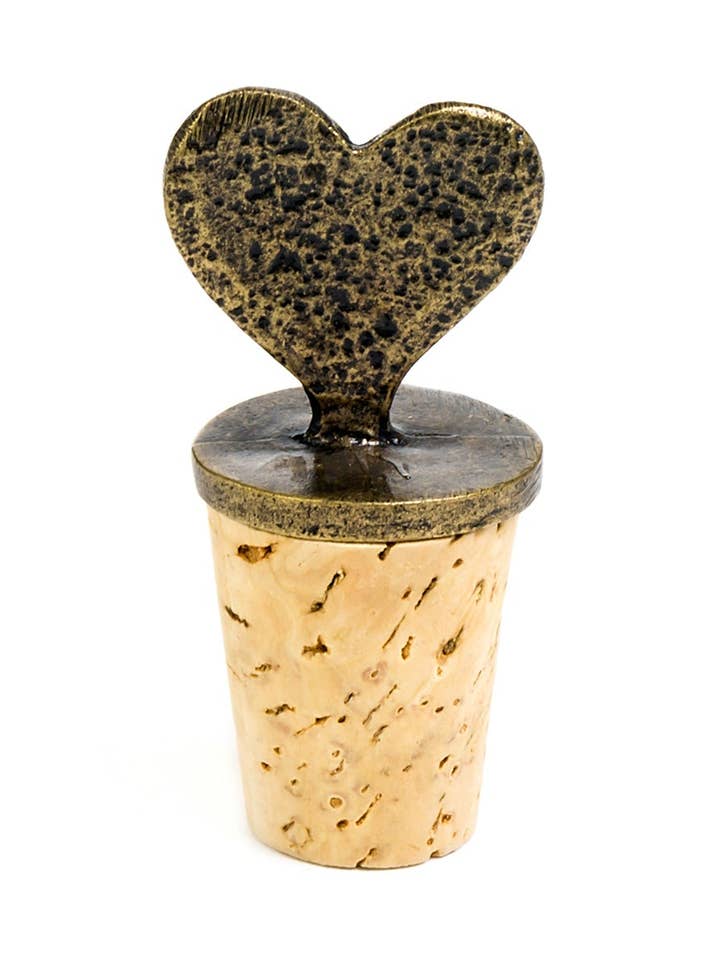 South African Lovely Heart Wine Bottle Stopper - Valentine's Day Gifts for wholesale by African Modern