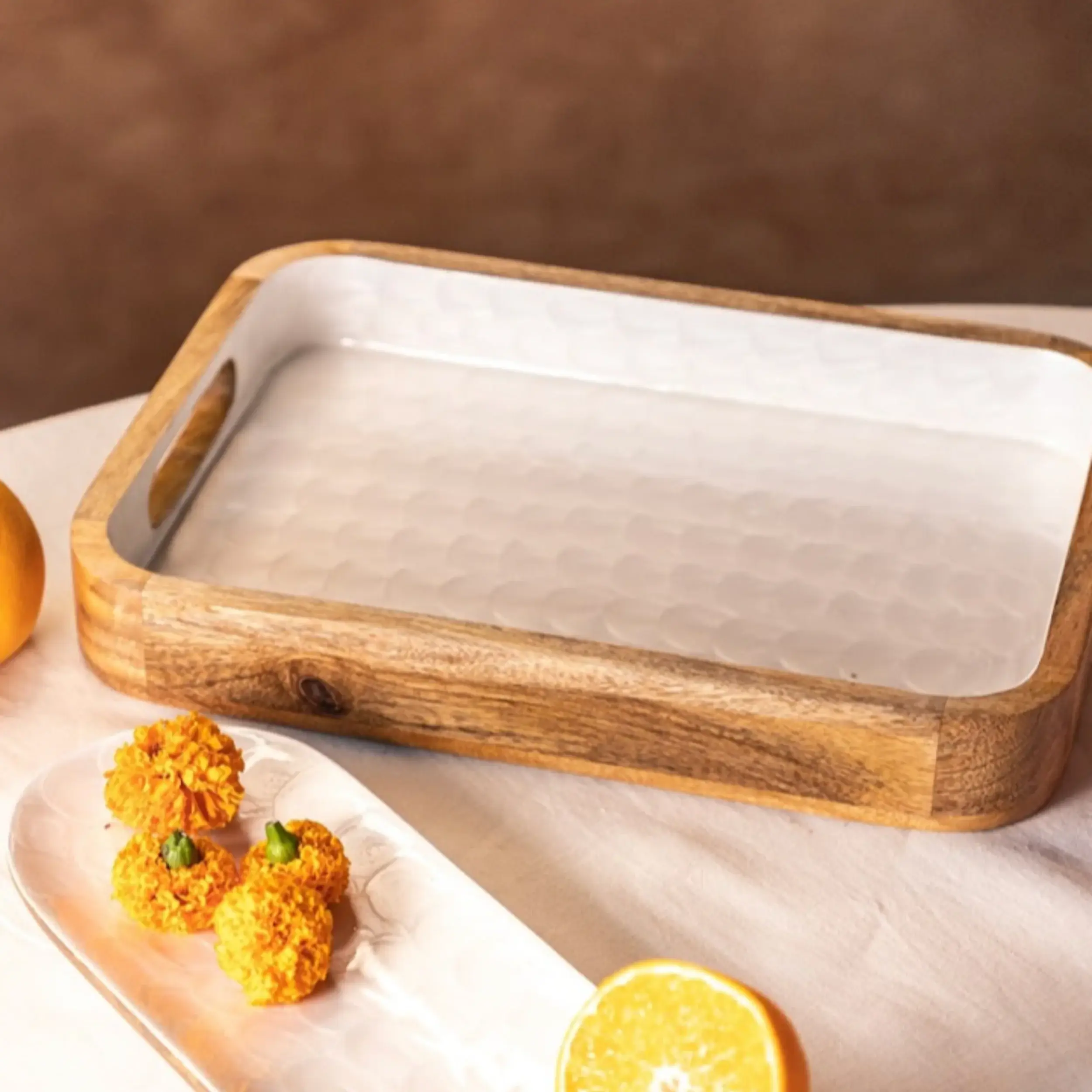 Muun Home - Wholesale Serving Tray - Enamel Serving Tray2
