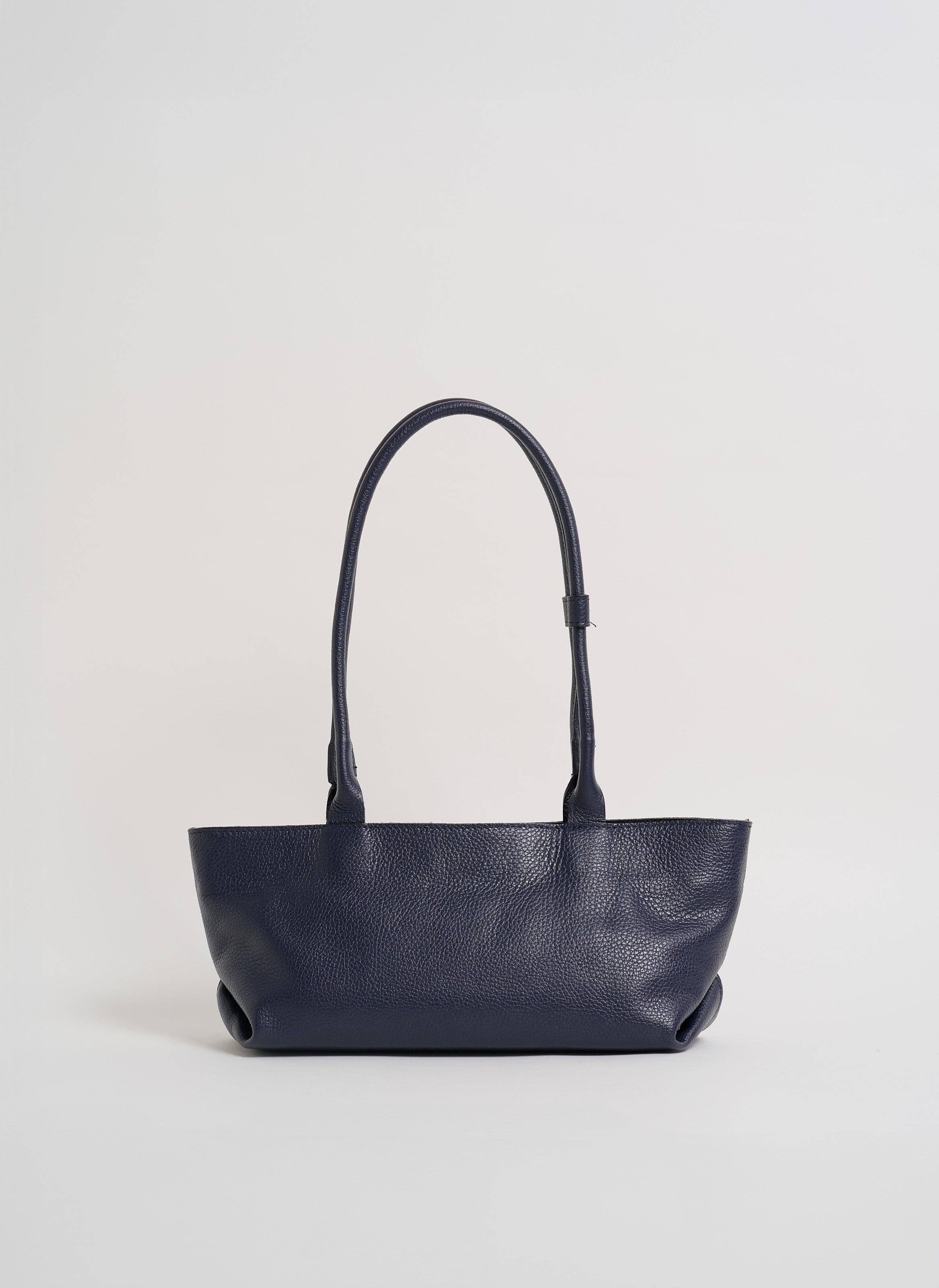 Prestige Milano - Wholesale Tote Bag - Women's - Lola Bag in Navy Blue Togo Leather3