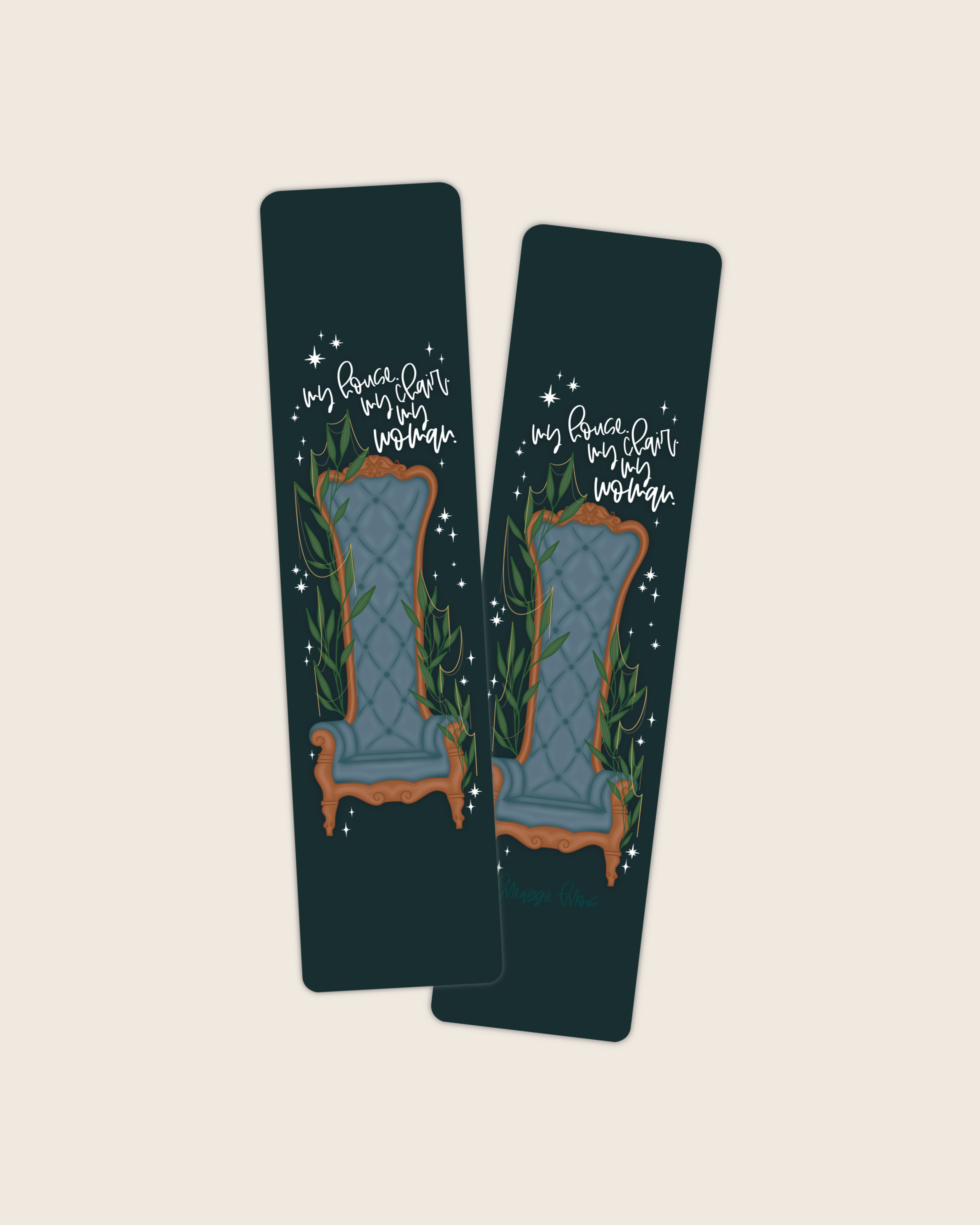 Meaggie Moos - Vente Marque-page - Quatrième Aile | Ma Maison Ma Chaise Ma Femme 2x8 Signet1