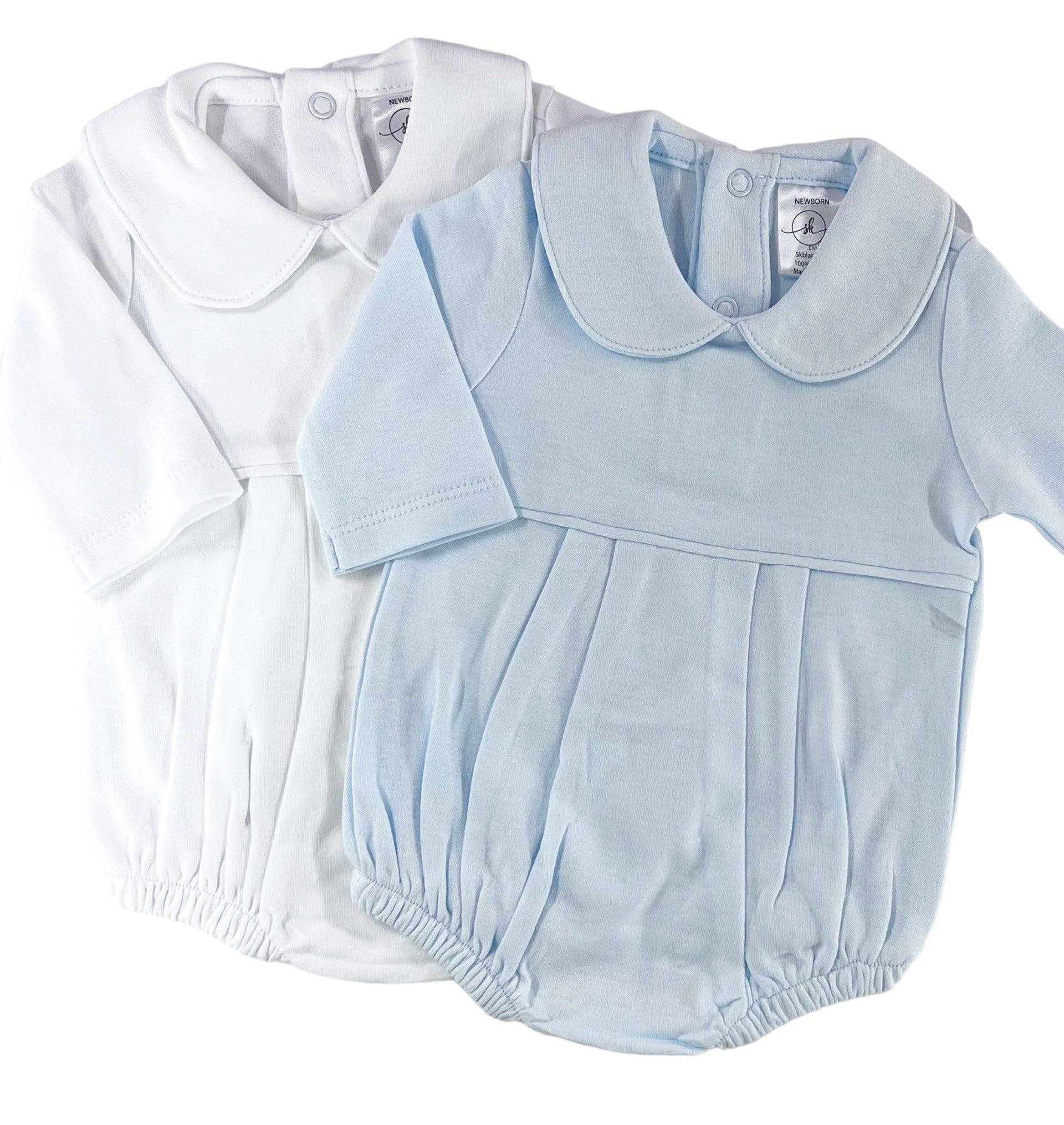 SK Blanks - Wholesale Bodysuit (Non-Footed) - Baby - Pleated Bubble-Long Sleeve1