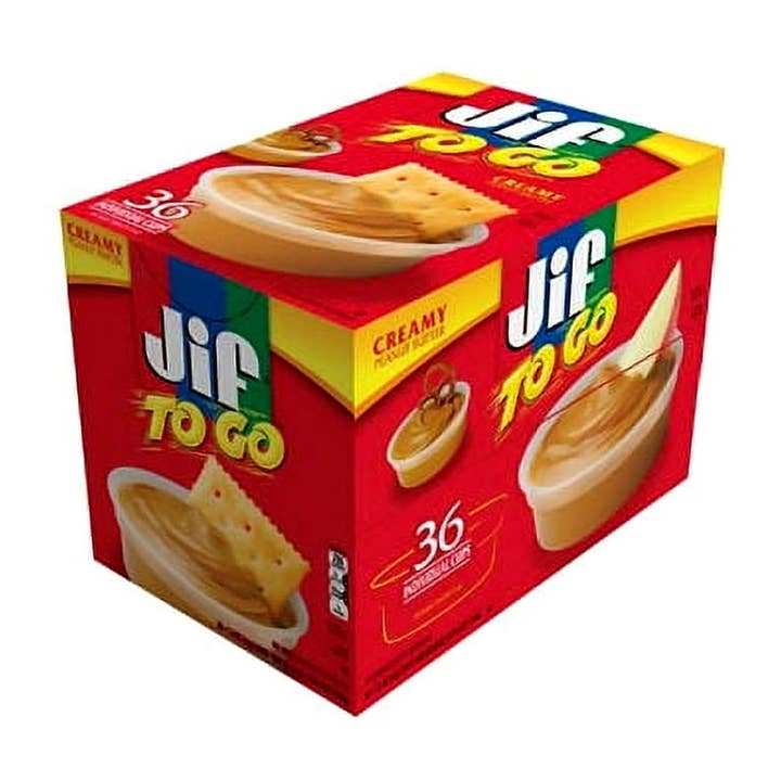 Jif Jordnötssmör Kopp Att Ta Med 36/1,5OZ för wholesale av L&F Universal Goods
