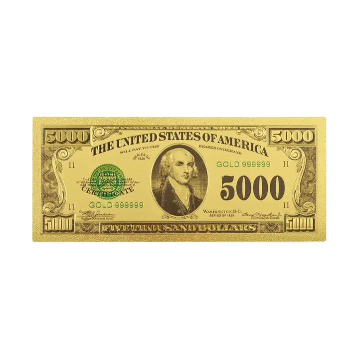 24K Gold Plated Collectible Fake Banknotes and other Purchase Wholesale spelkort. Free Returns & Net 60 Terms on Faire trending on Faire.