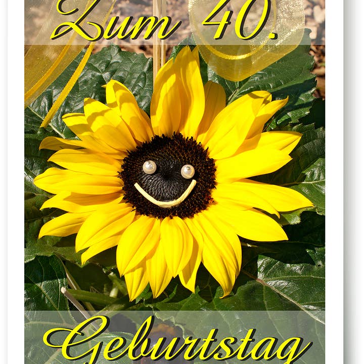 Número cumpleaños/tarjeta de felicitación/40 cumpleaños/ 5296407 para venta al por mayor de Yabué