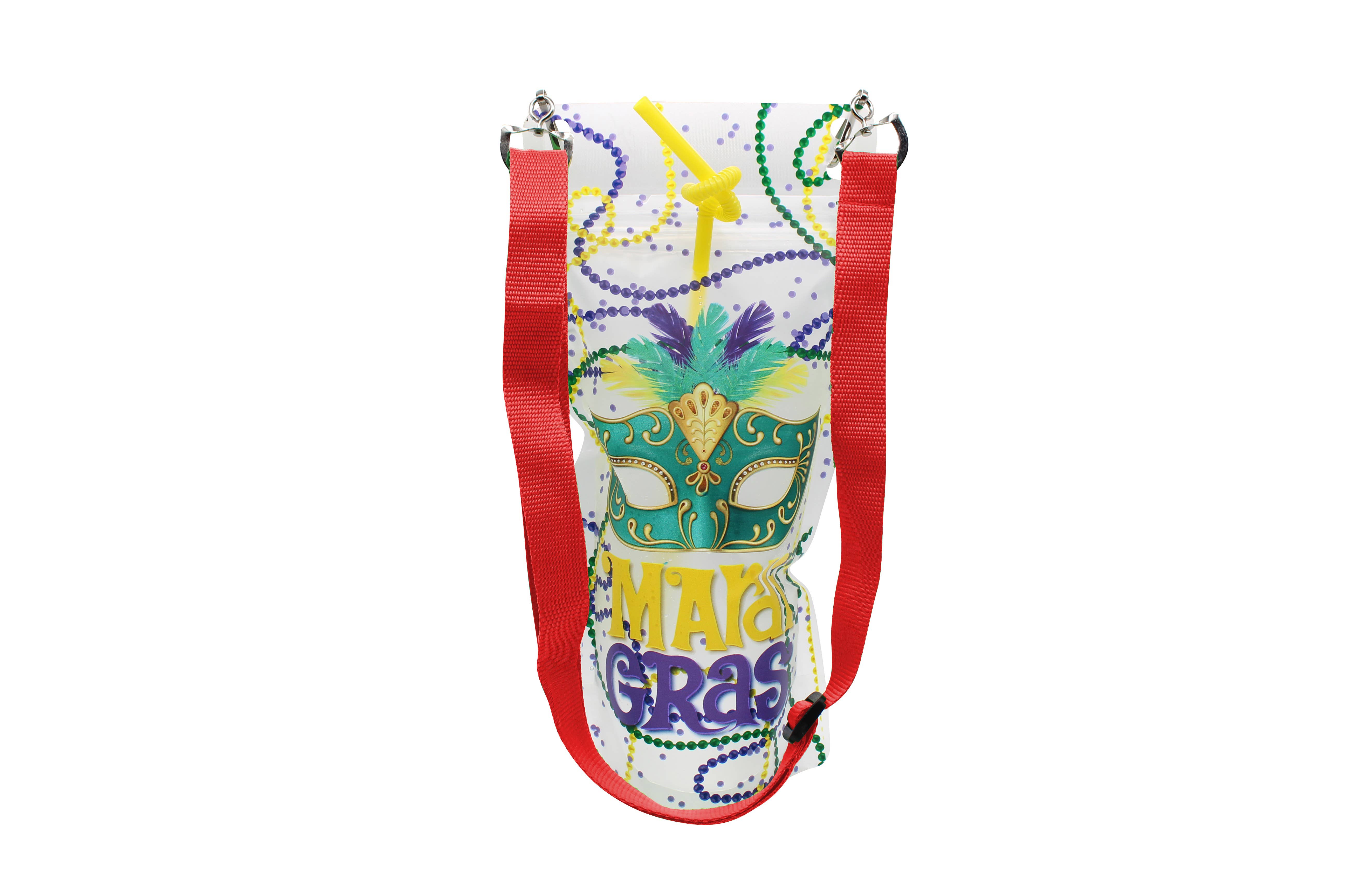 NeckSip - Wholesale Party Favor - Mardi Gras - Draagbare drinkzakjes (16 oz | 2-pack)18