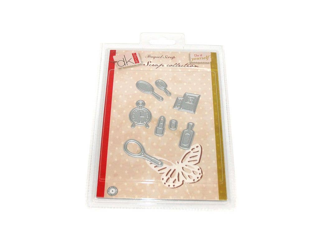 Aktual / Dekora Import S.A - Wholesale Scrapbooking Kit - SCRAP BEAUTY DIE 9 PCS.