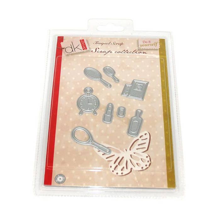 Aktual / Dekora Import S.A - Wholesale Scrapbooking Kit - SCRAP BEAUTY DIE 9 PCS.0