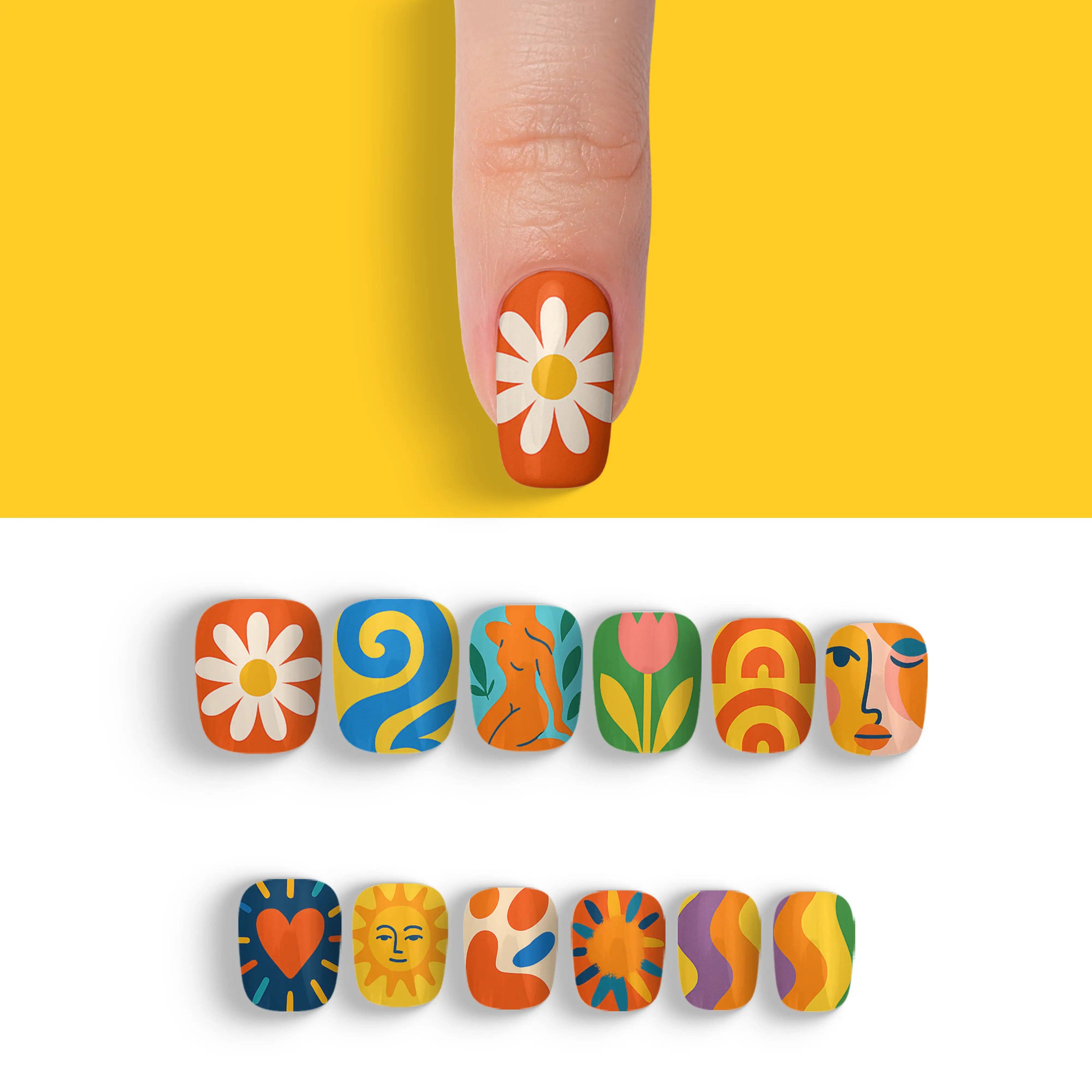 FYNE BODY - Wholesale Press-on/fake nails - Splat-tastic Canvas Creativity Press-On Nails73