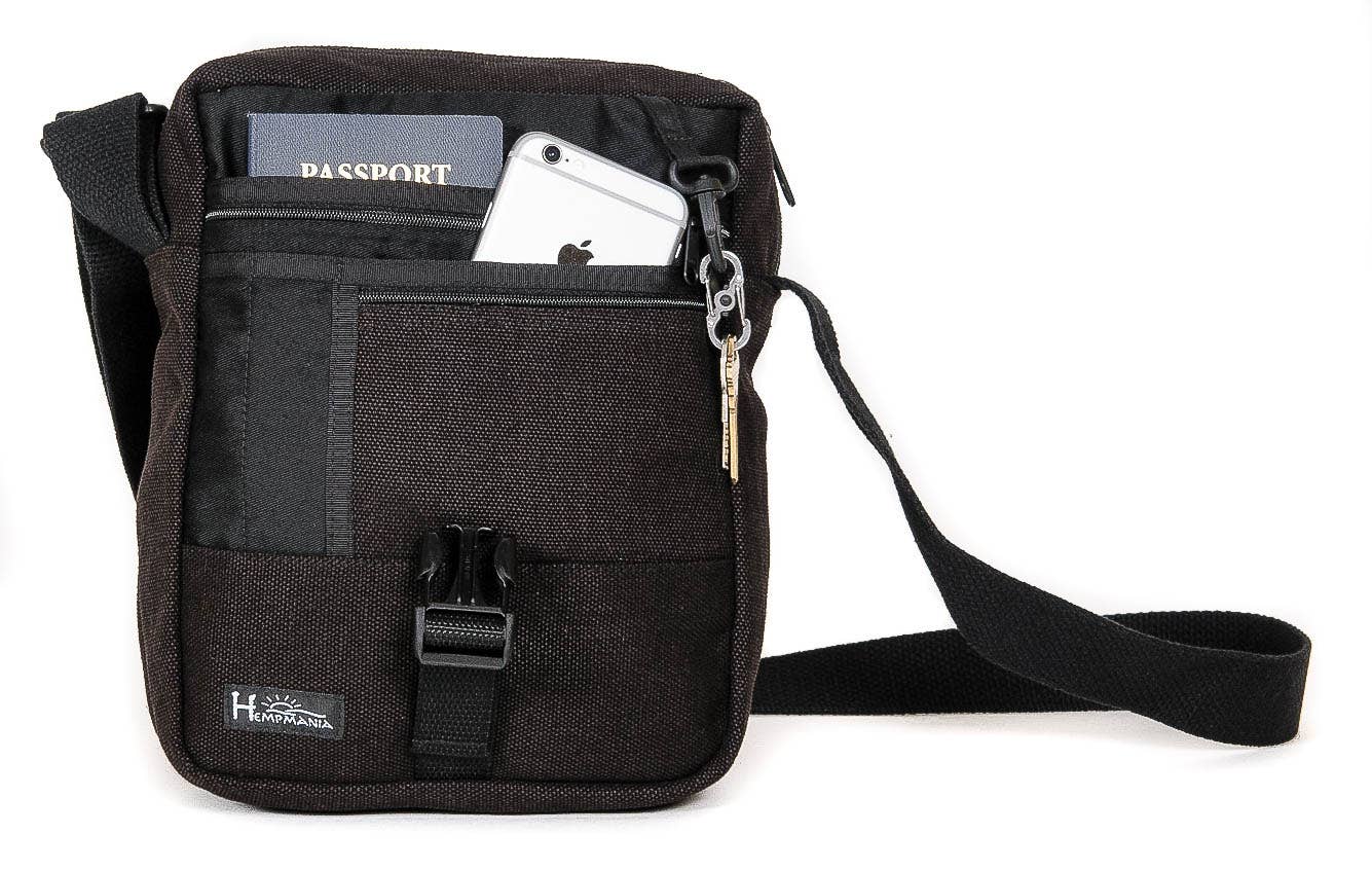 Hempmania – wholesale Crossbody bag – Women's – PUR120-H Hemp Travel Bag5
