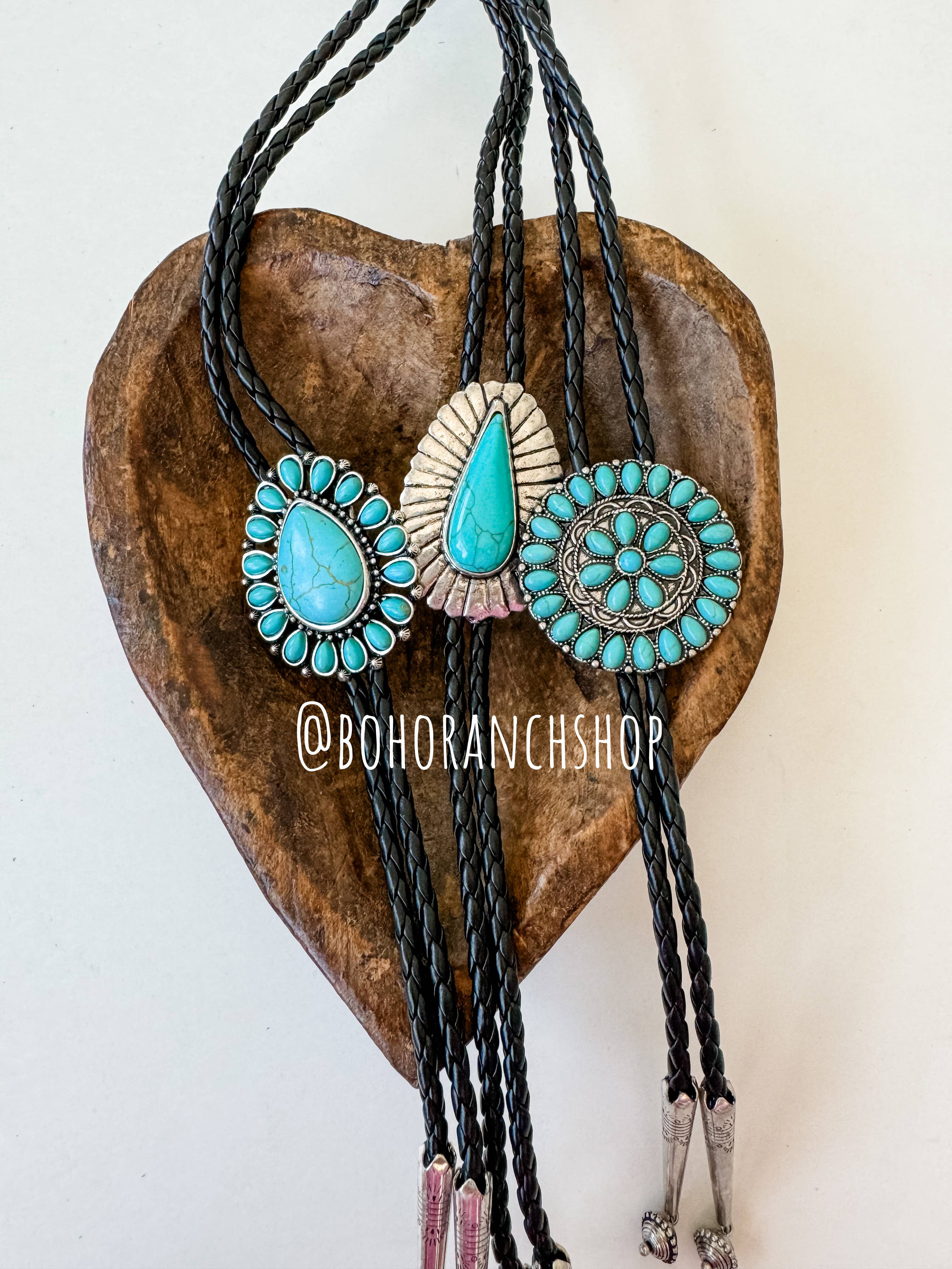 Boho Ranch Shop - Wholesale Pendant/Charm Necklace - Western Bolo Long Pendant Necklace14