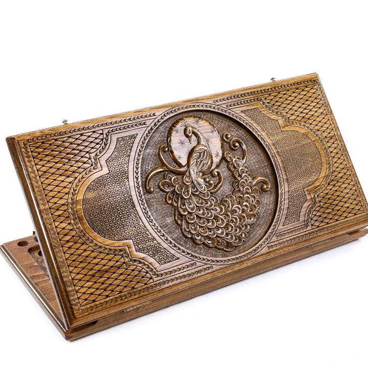 Backgammon Peacock classic 24" x 12» para venta al por mayor de Hrachya Ohanyan
