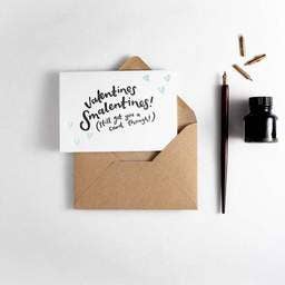 Carte typographique Valentines Smalentines pour la vente par Hunter Paper Co.