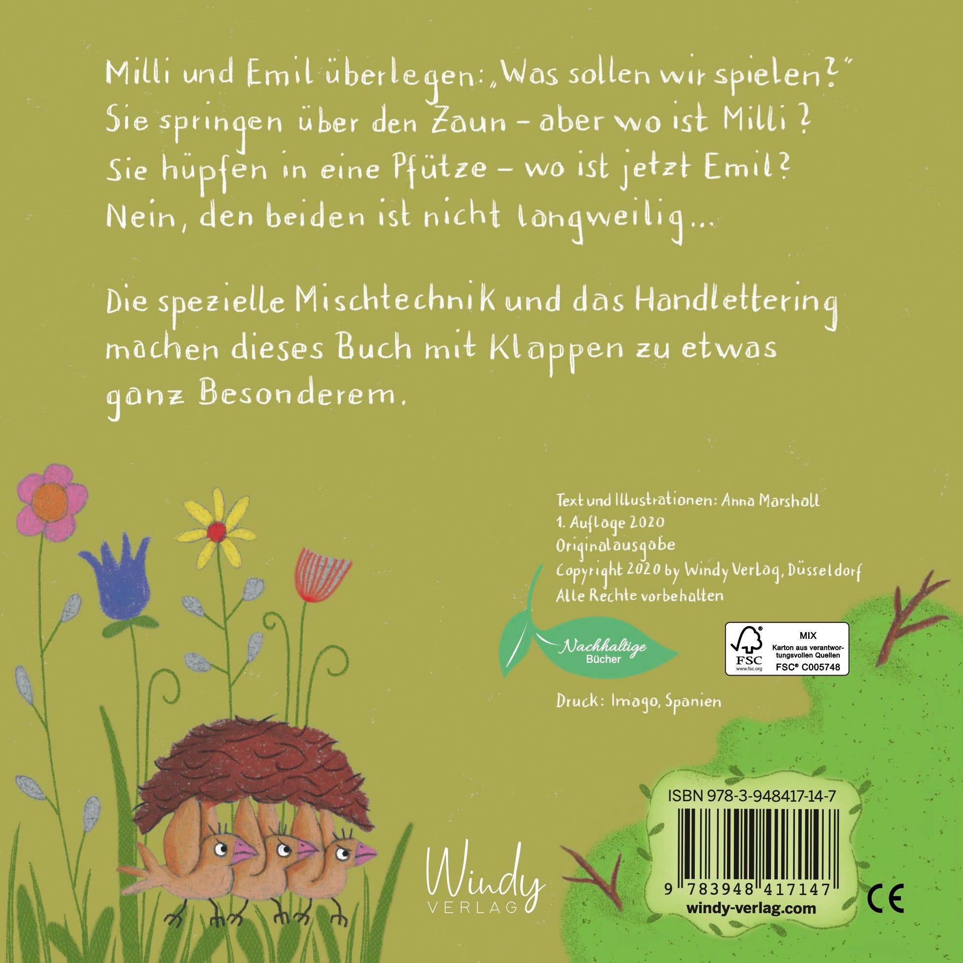 Windy Verlag - Vente Livre pour enfants de maternelle (de 3 à 5 ans) - Milli & Emil ne s’ennuient jamais2
