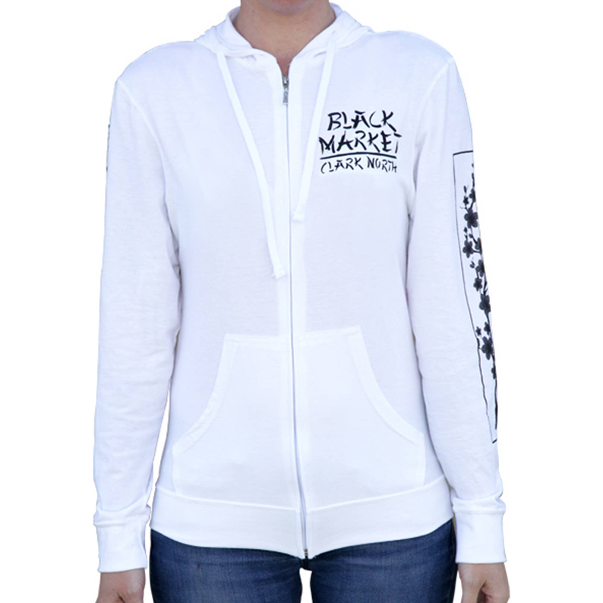White Fire Bird - Women's Light Weight Zip Hoodie for wholesale on Faire2