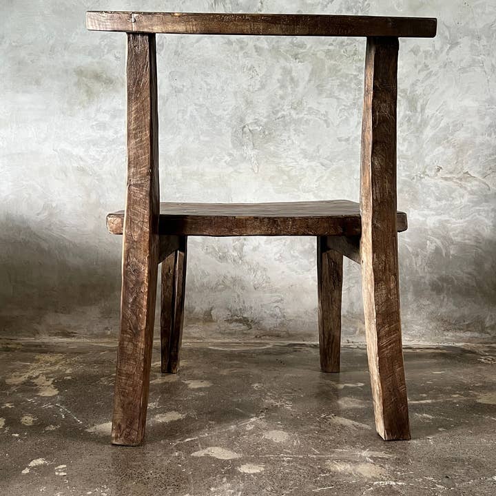 Office Objets – wholesale Chair – Large chair or armchair in antique teak H84 L6039