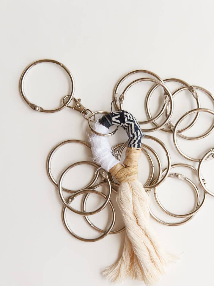 Large Hoop Add-On | Key Ring | Purse Charm | Binder Clip for wholesale by little oak + co.