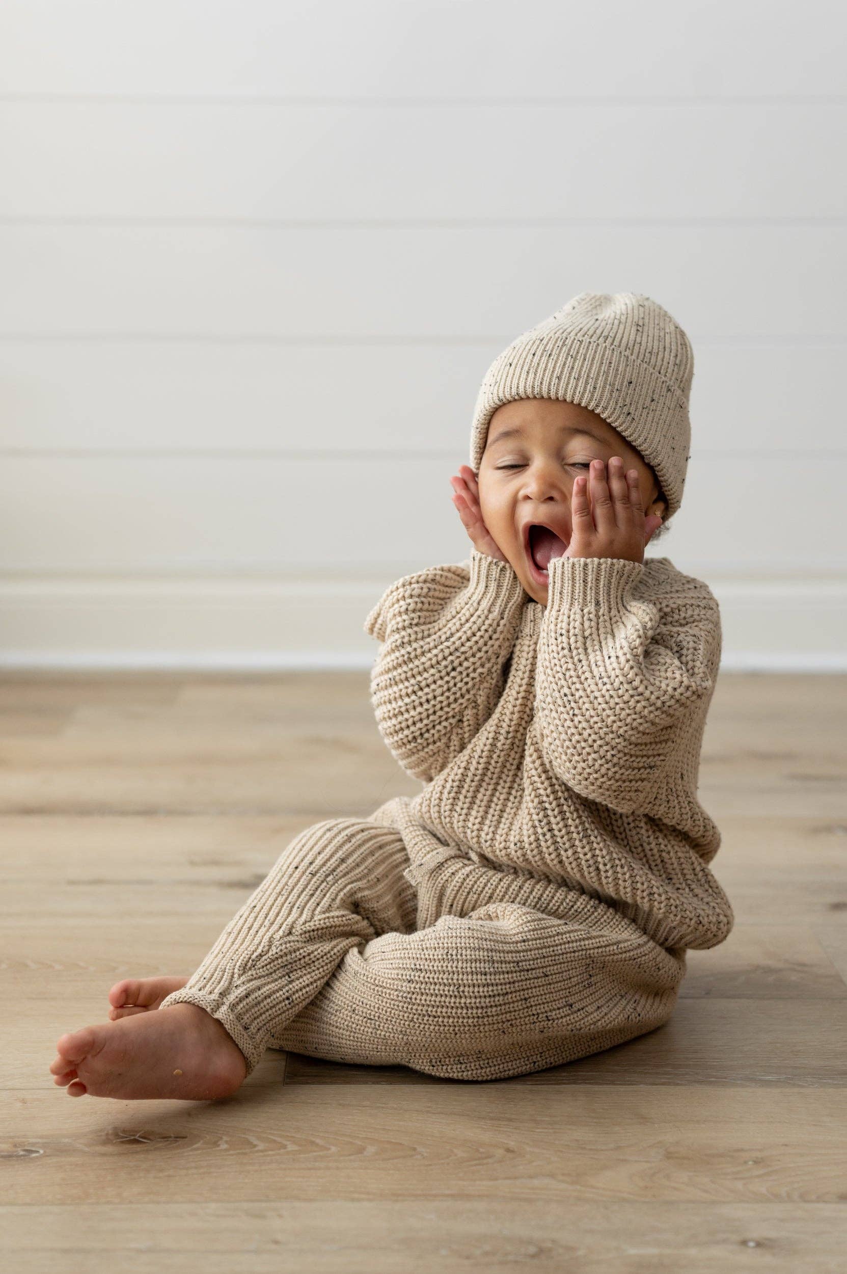 Yooushi - Wholesale Pants - Baby - Speckled Oak Knit Pants7