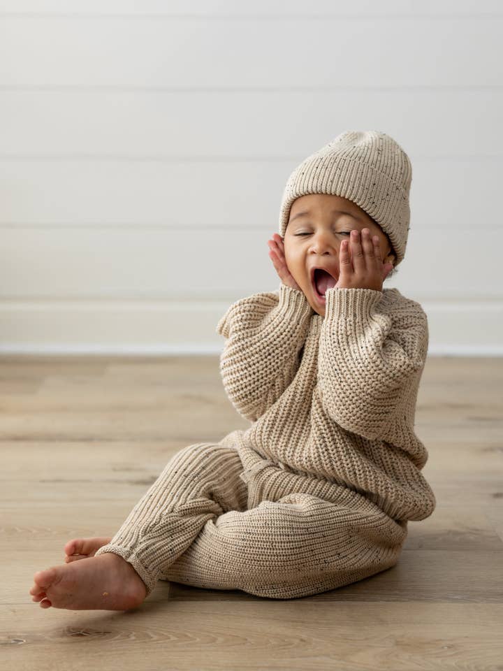 Yooushi - Wholesale Pants - Baby - Speckled Oak Knit Pants7