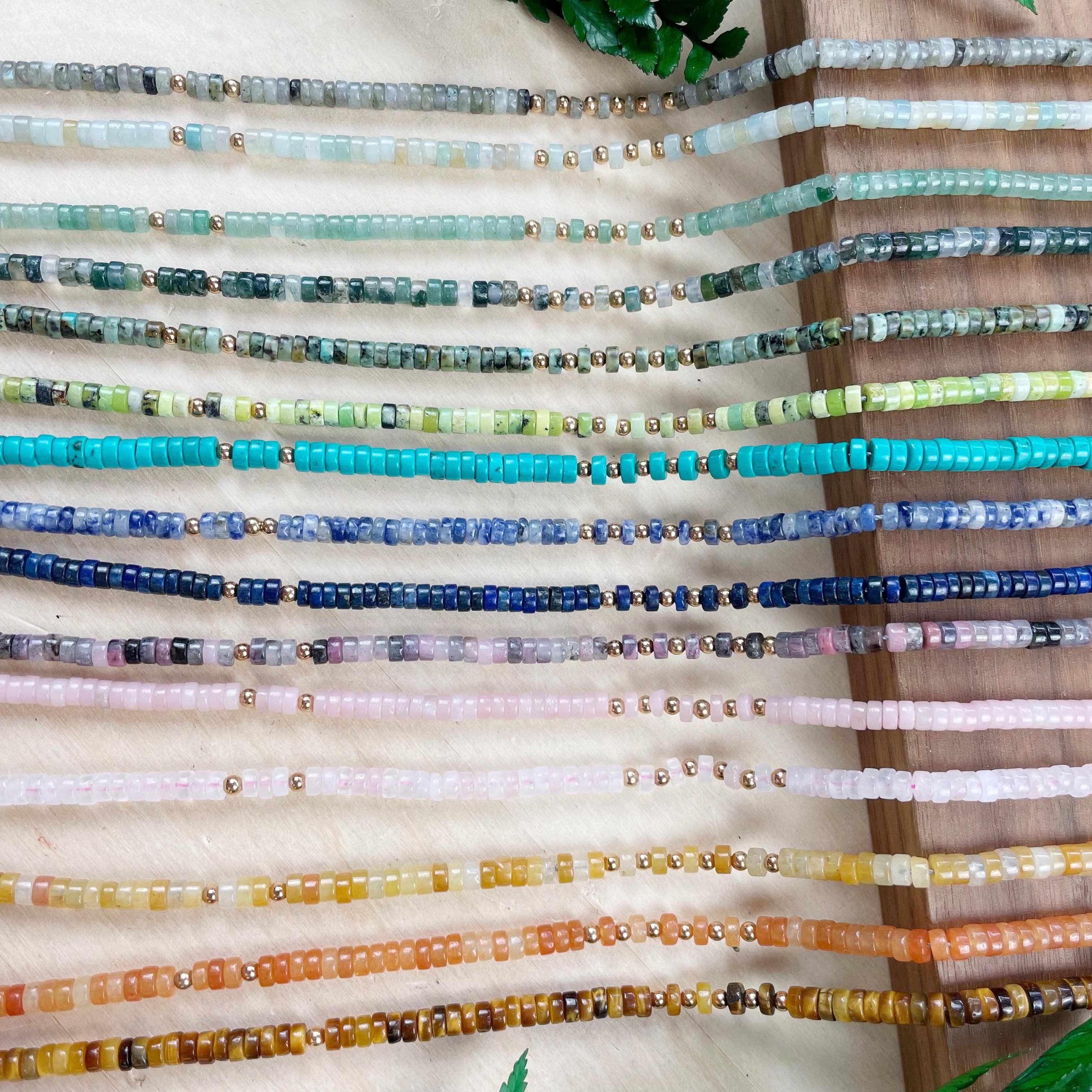 Ewelina Pas Jewelry - Wholesale Kralen/parelketting - Litae/// Delicate edelsteen kralen ketting3