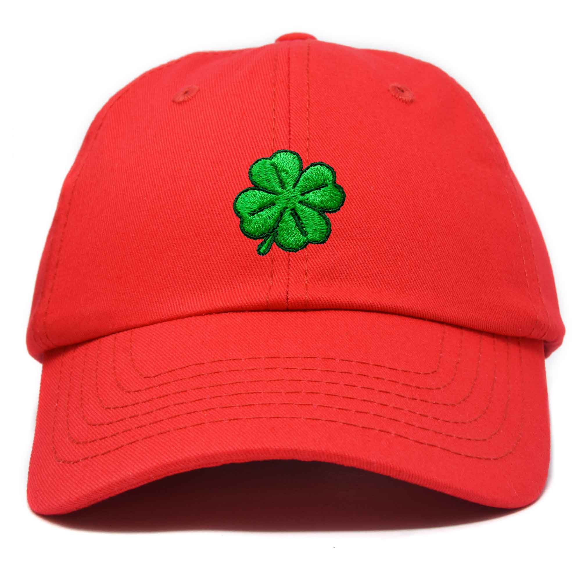 Dalix – wholesale Baseballkeps - Dam – Dalix Four Leaf Clover Hat Bollkeps St. Pattys Day Bomull70