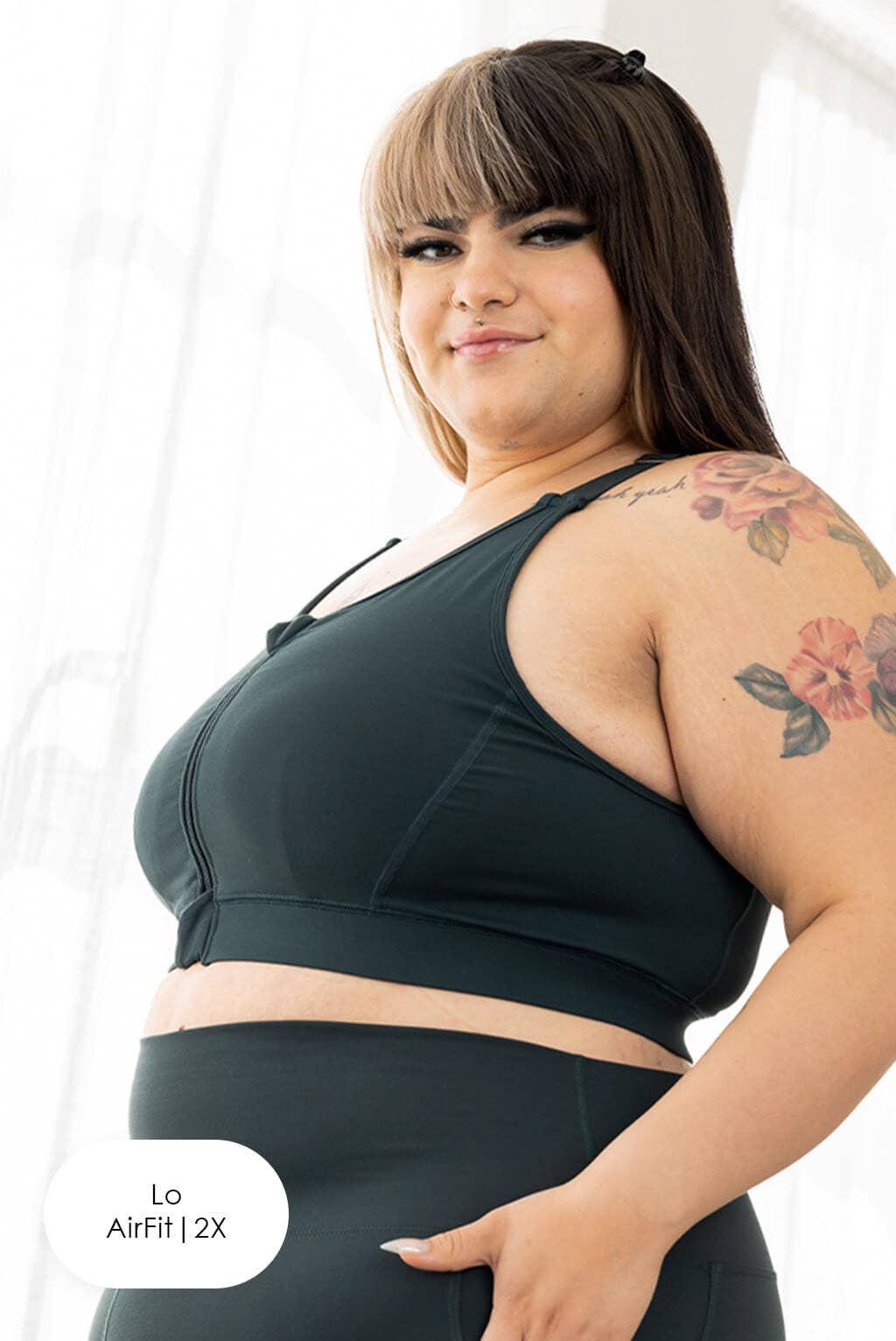 Superfit Hero - Wholesale Sports Bra - Women's - Zip Front Sports Bra - Evergreen3