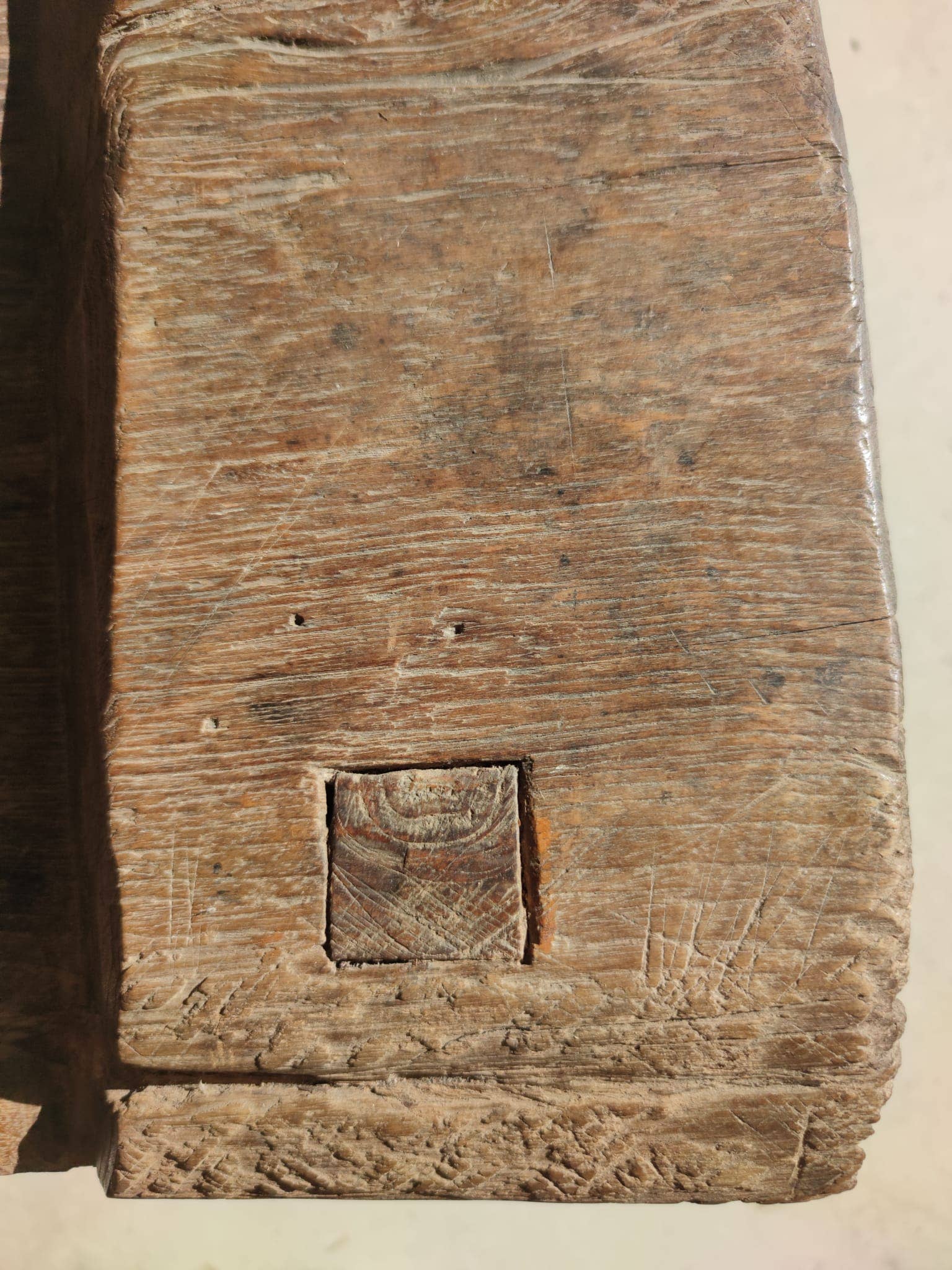 Office Objets - Wholesale Bench - Very large antique teak bench H:50cm L:2m0688