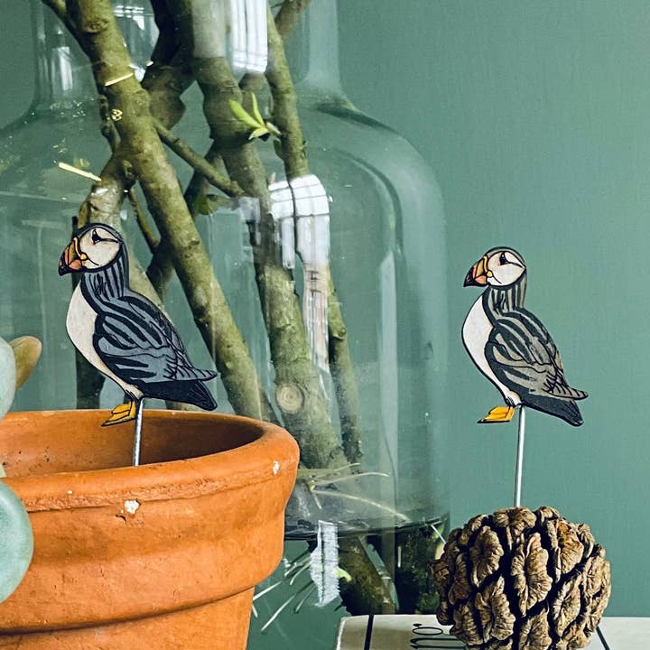 Puffin Plant Pot Companions per la vendita all'ingrosso da parte di Lily Faith