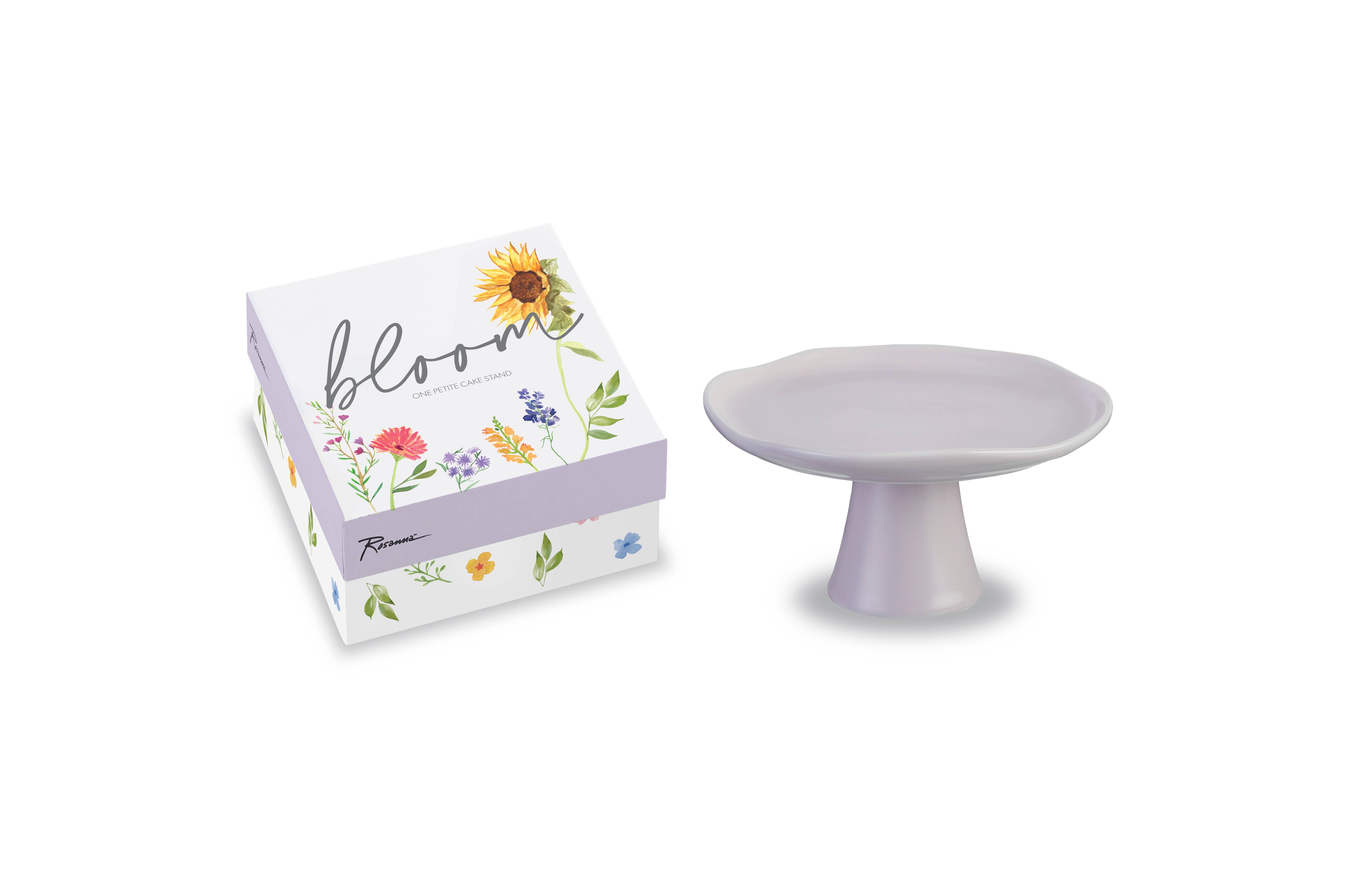 Rosanna - Wholesale Decorative Plate/Dish/Bowl - Bloom Pedestal Small Lavender0