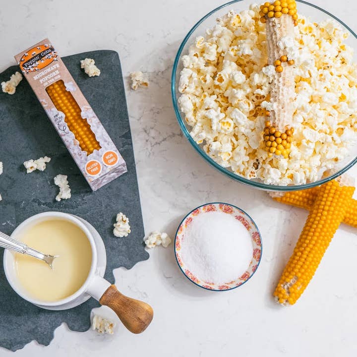 Poppin' Cobs Popcorn - Wholesale Popcorn - Microwave Popcorn on the Cob - Poppin Cobs - Single Pack