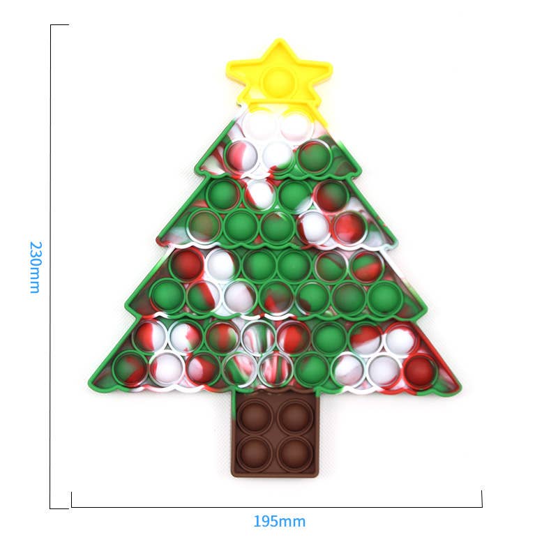 JSBlueRidge Toys - Wholesale Fidget Toy - Kids - Holiday Winter Tree Pop It Fidget Kids Toys2