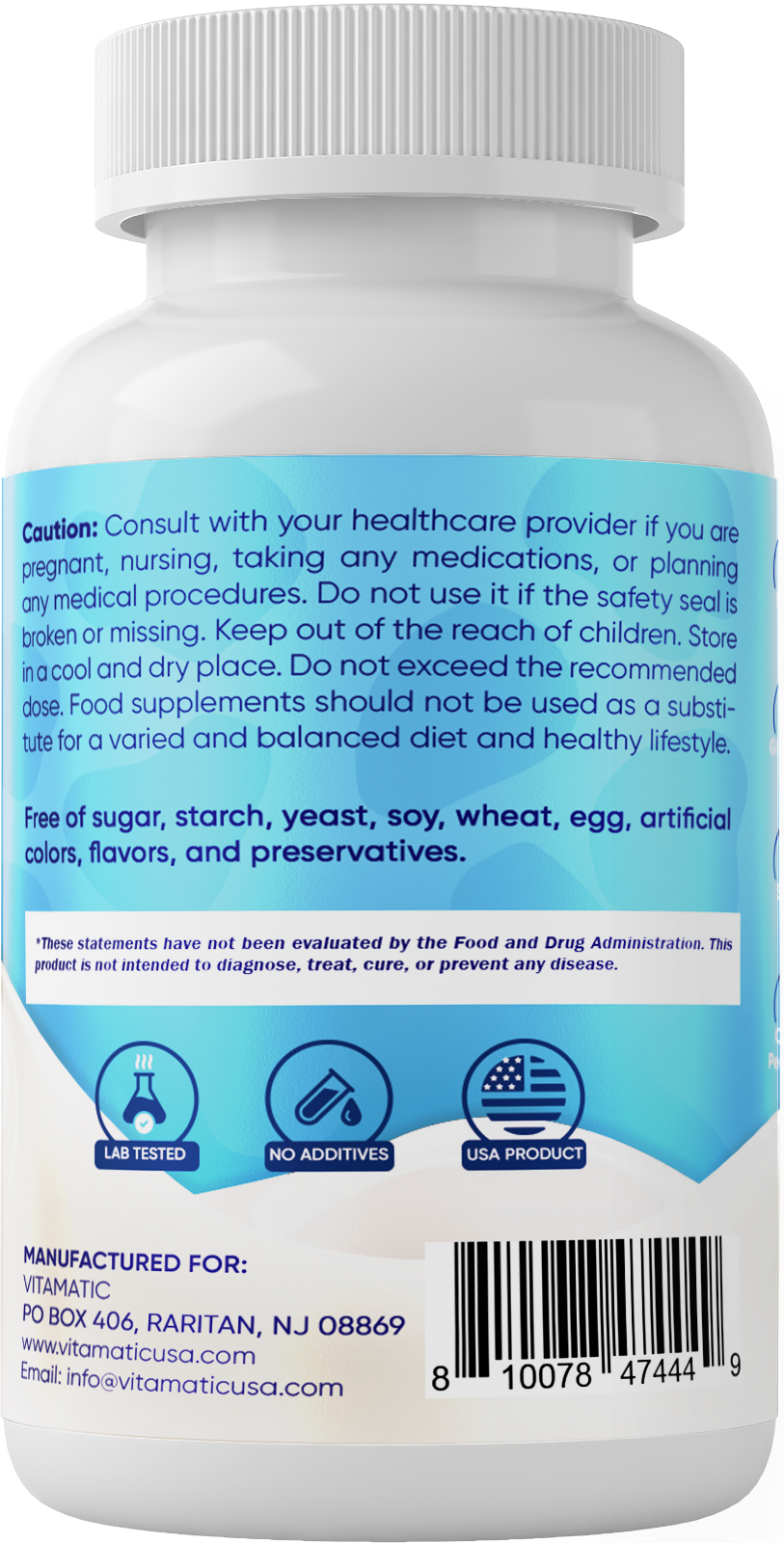 Vitamatic - Wholesale Oral Supplement/Vitamin - Vitamatic | Bovine Colostrum 1000 mg | 120 Capsules7