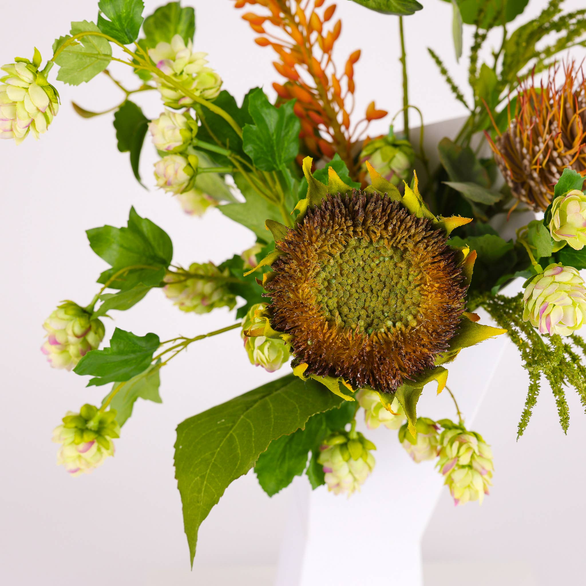 Nodito - Vente Fleurs artificielles - Vin Vert - Tournesol Vert3