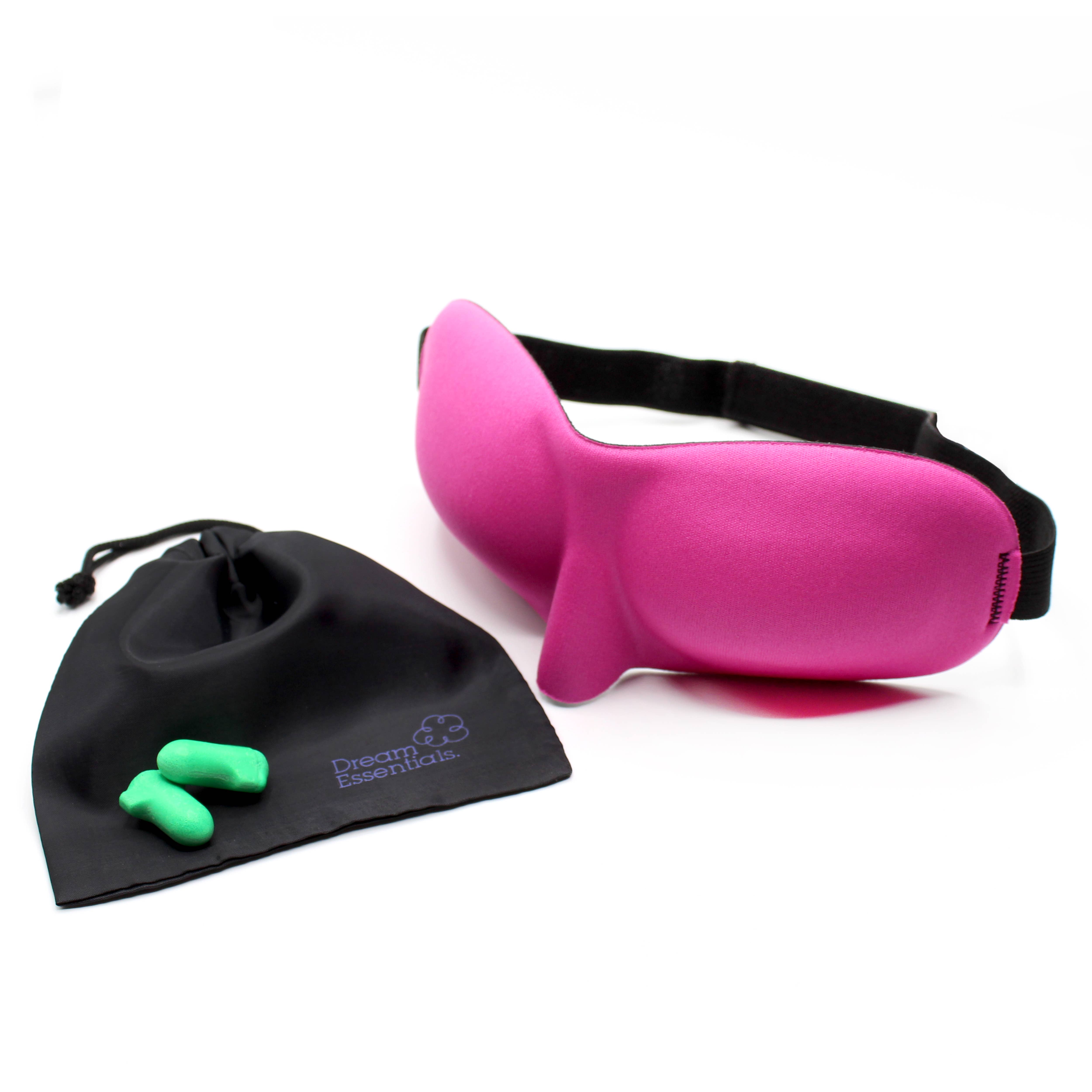 Wild Essentials - Wholesale Sleep/Eye Mask - Sweet Dreams Contoured Sleep Mask Set w/ earplugs & pouch8