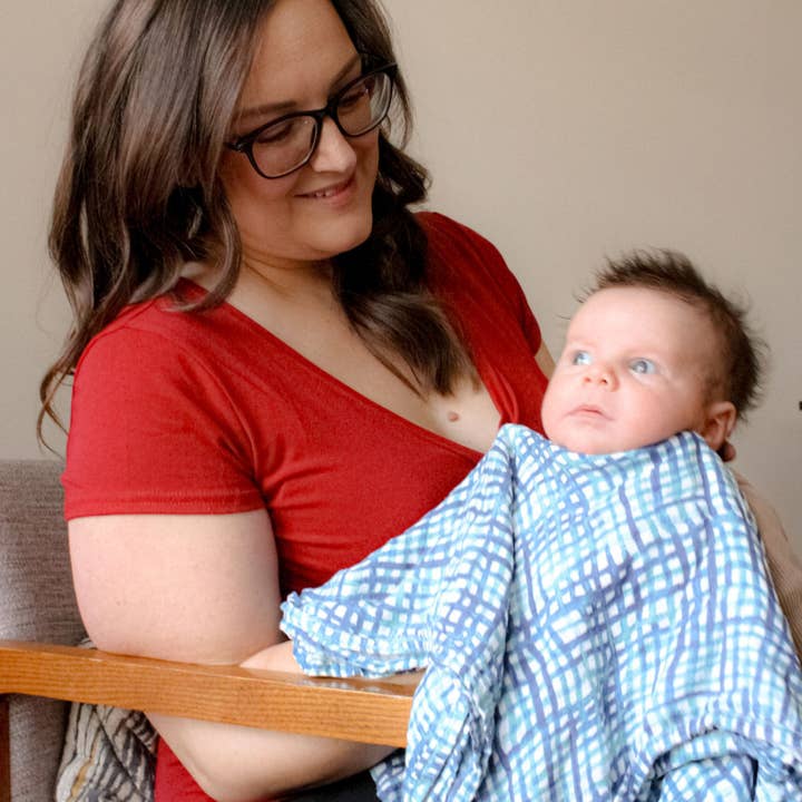 Ella Bella Maternity - Wholesale Nursing Top - Maternity - Crossover Maternity and Nursing Tee Shirt8