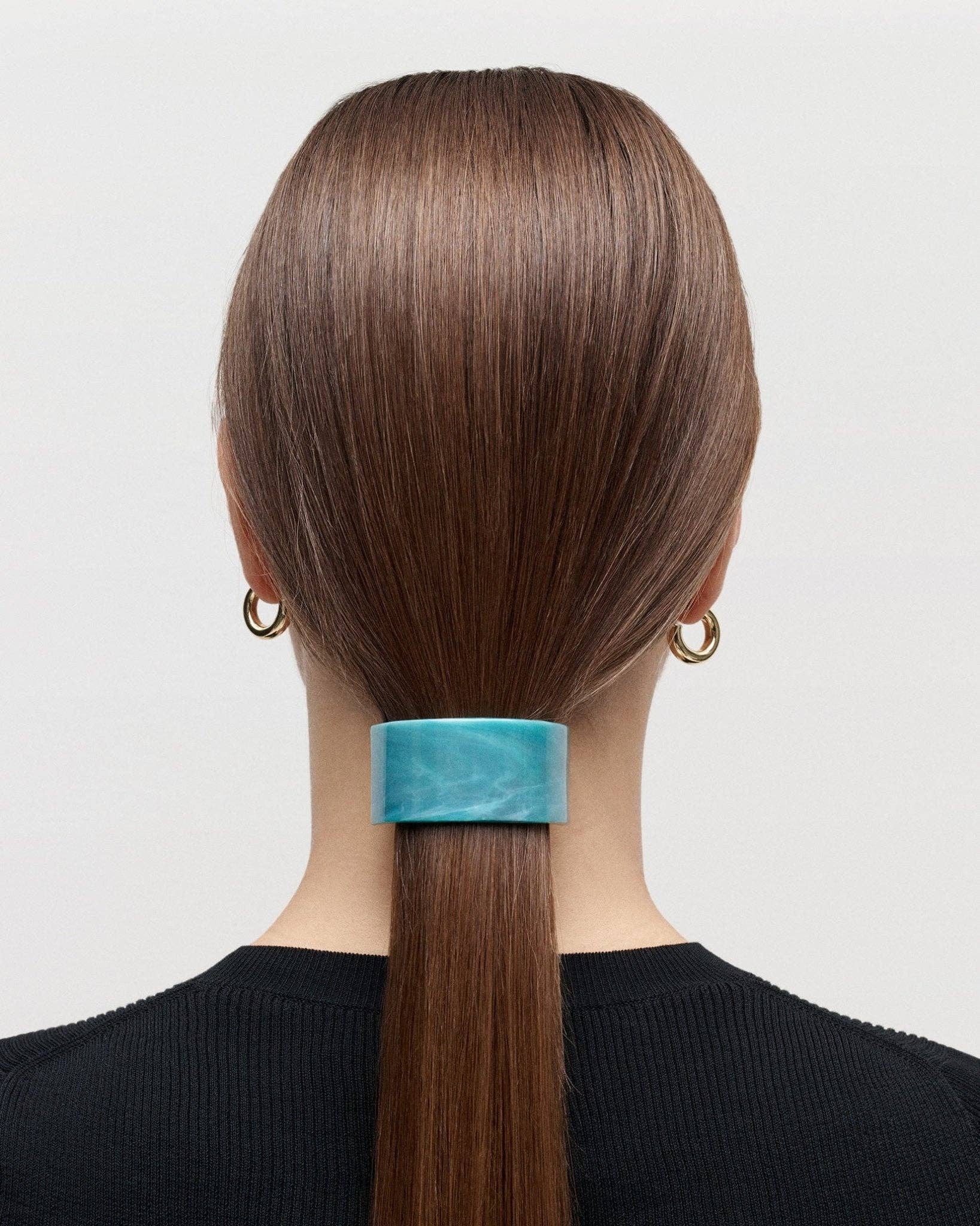 MACHETE – wholesale Hair clip – Women’s – French Pony Barrette in Blonde Tortoise2