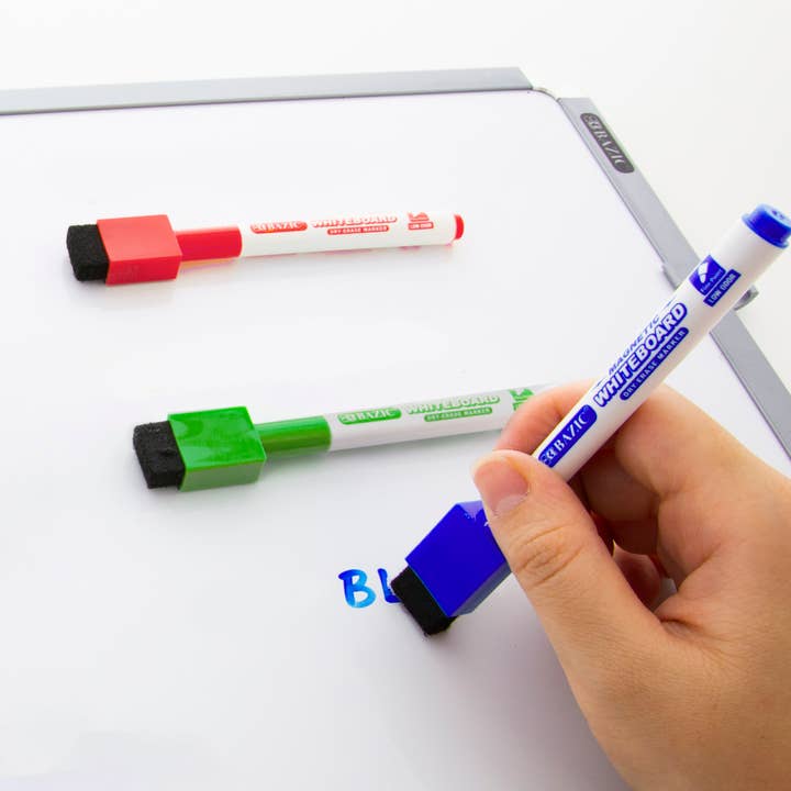 BAZIC Products - Wholesale Marker - Magnetic Assorted Color Dry-Erase Markers (6/Pack)3