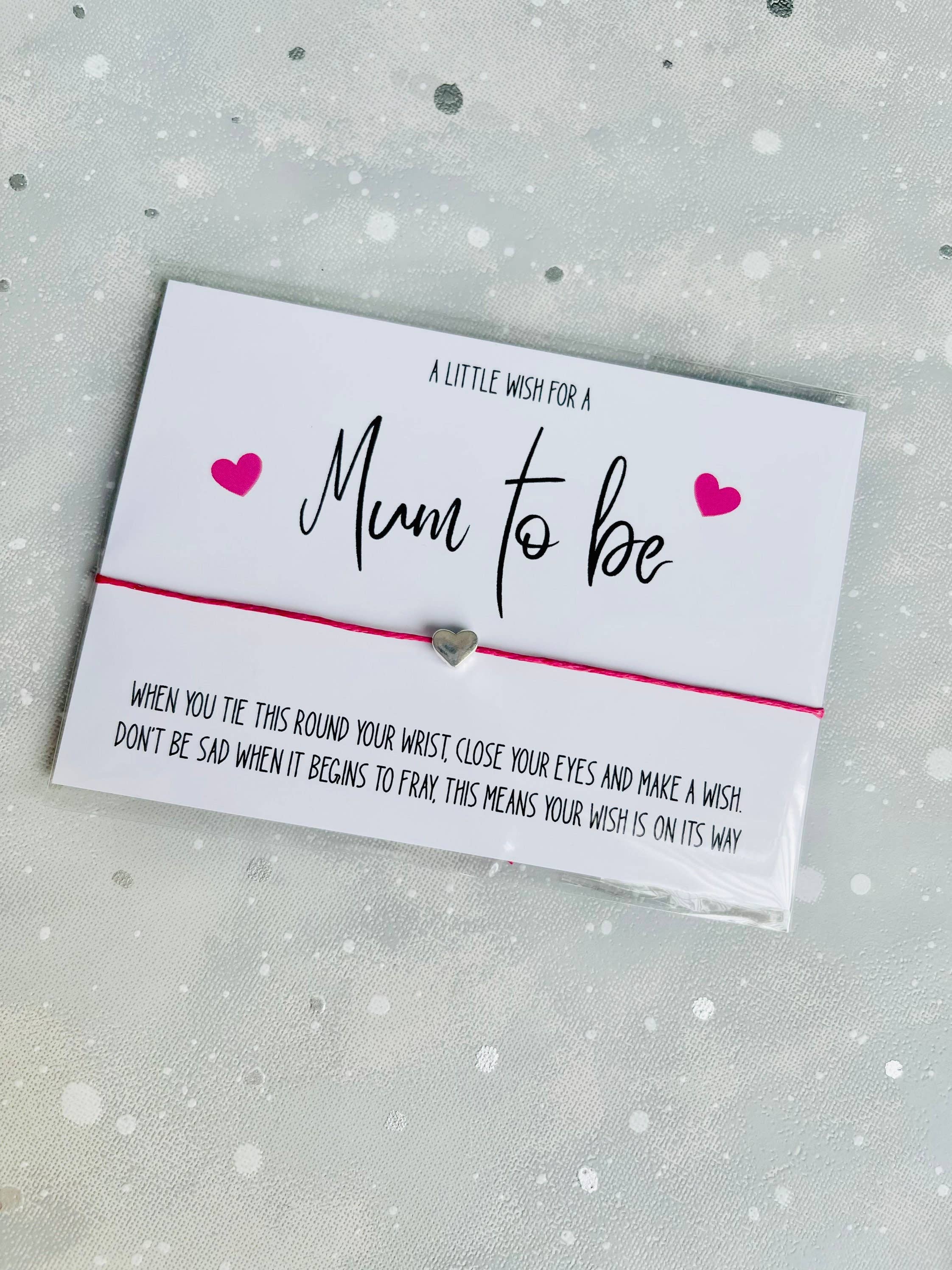 The Gift Club – wholesale Charm/dangle bracelet – Mum To Be Wish Bracelet and Pregnancy Gift1