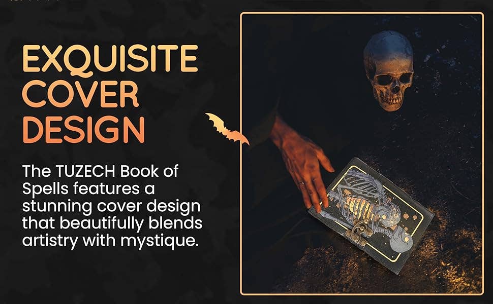 Tuzech Leather – wholesale Journal och dagbok – TUZECH läderklätt anteckningsbok med grimoirestil och ojämna kanter för män och kvinnor122