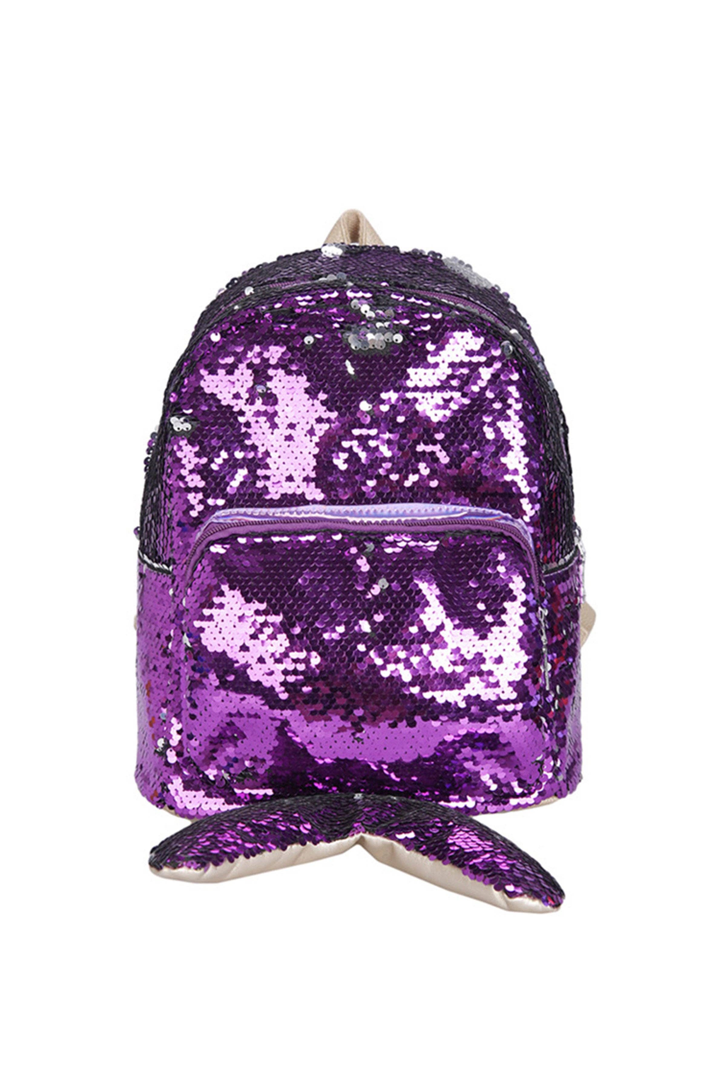 Viola Zaino con Paillettes a Coda di Sirena HB2055 in vendita all'ingrosso su Faire4