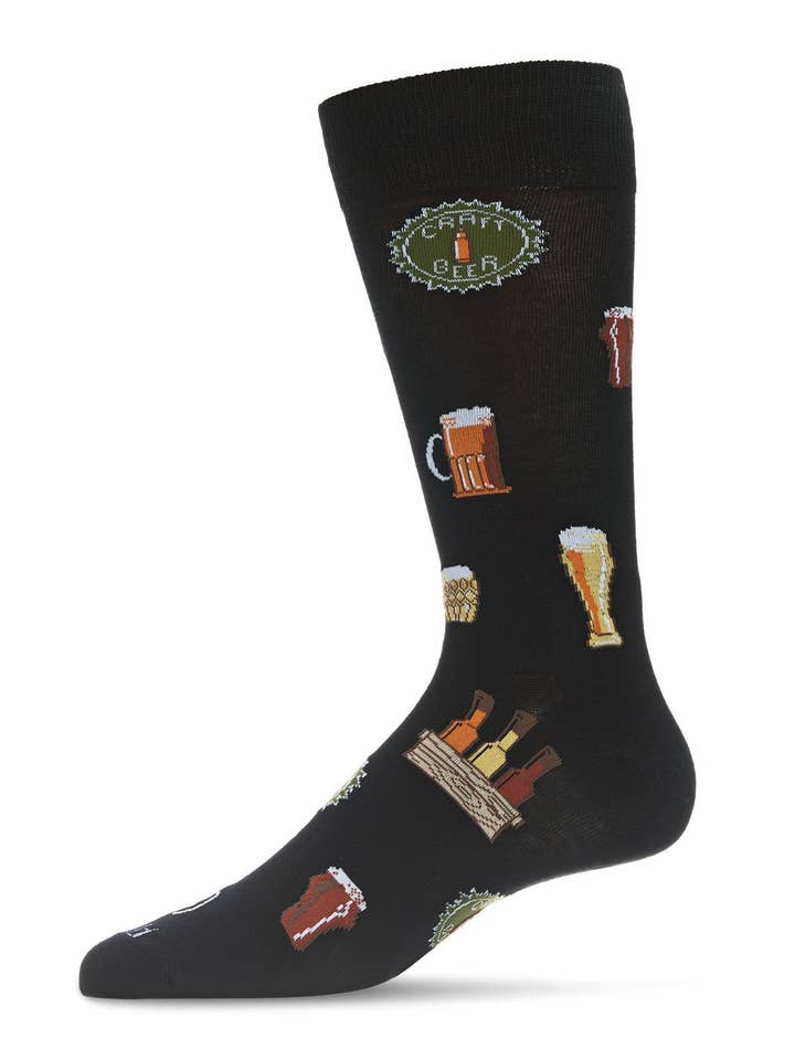 Infinity Classics International Inc. - Wholesale Socks - Men's - Craft Beer Bamboo Men's Crew0