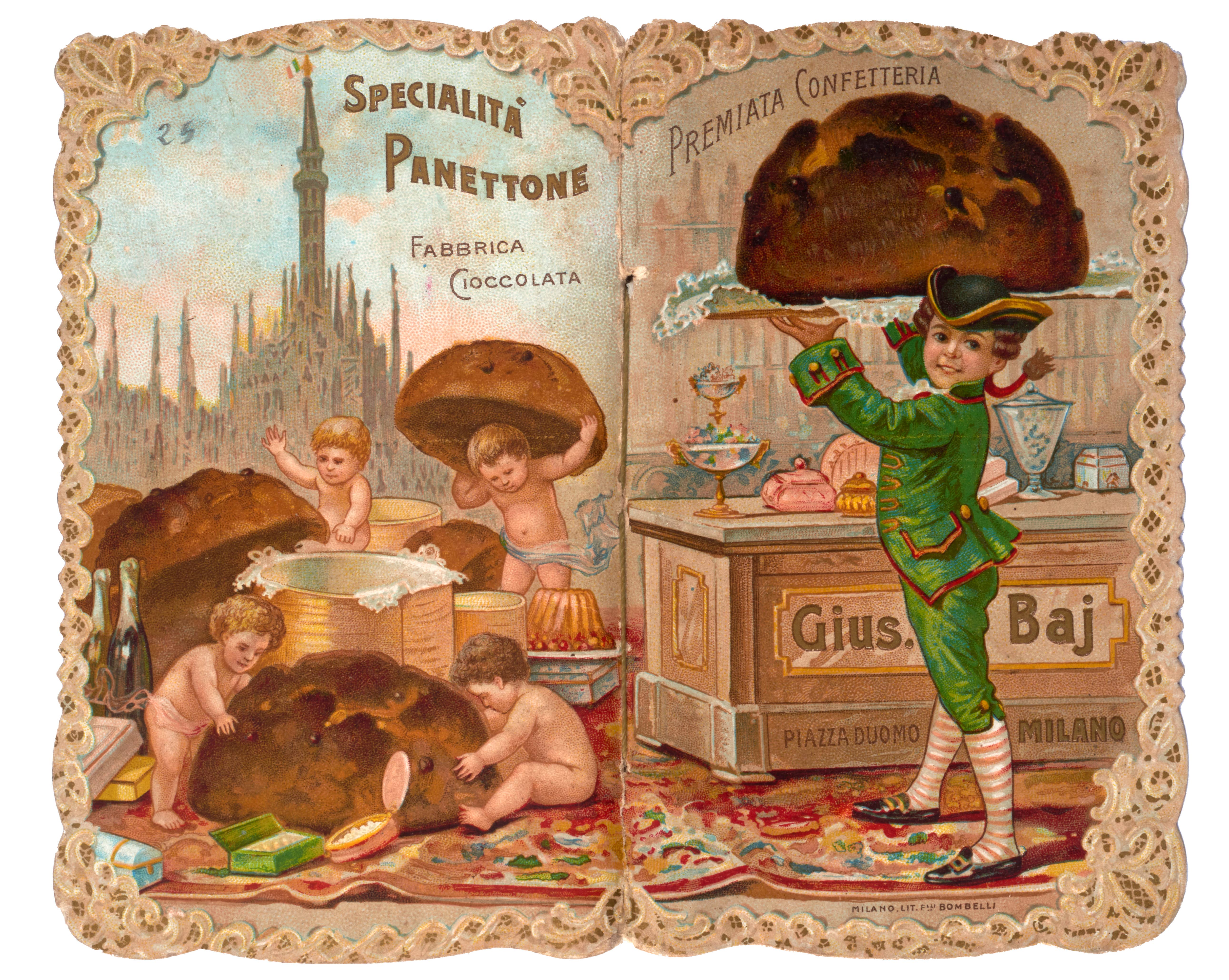 Baj  - Dal 1768 - Wholesale Cake - BAJ 1768 - Three Chocolates Panettone - Tin box - 1kg7