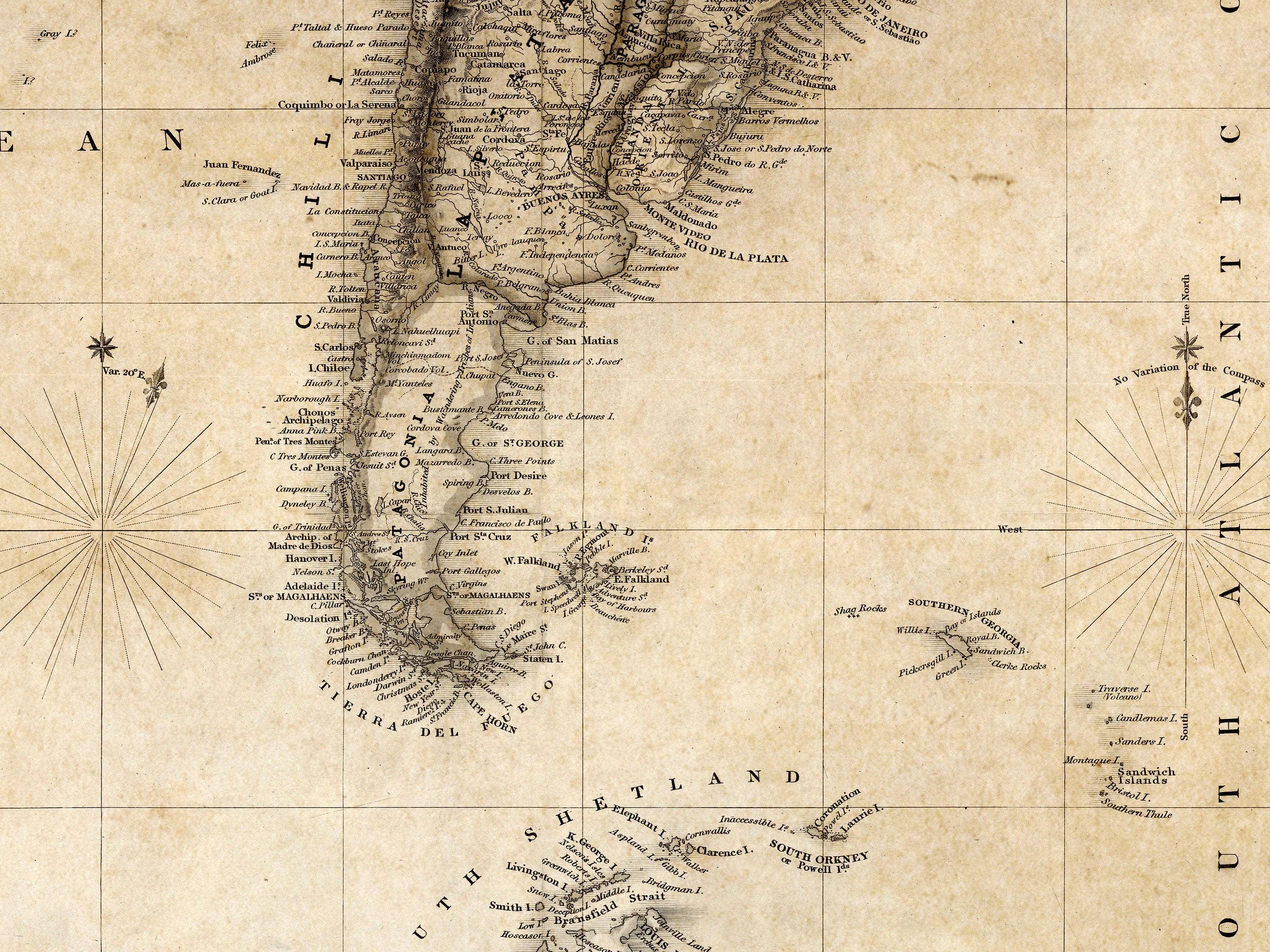 OldCityPrints - Old Maps and Posters - Wholesale Map - Big Old World Map 1849 Vintage Atlas Mercator Projection Sepia | World Map Gift World Map Print | Vintage World Map | World Map Wall Art2