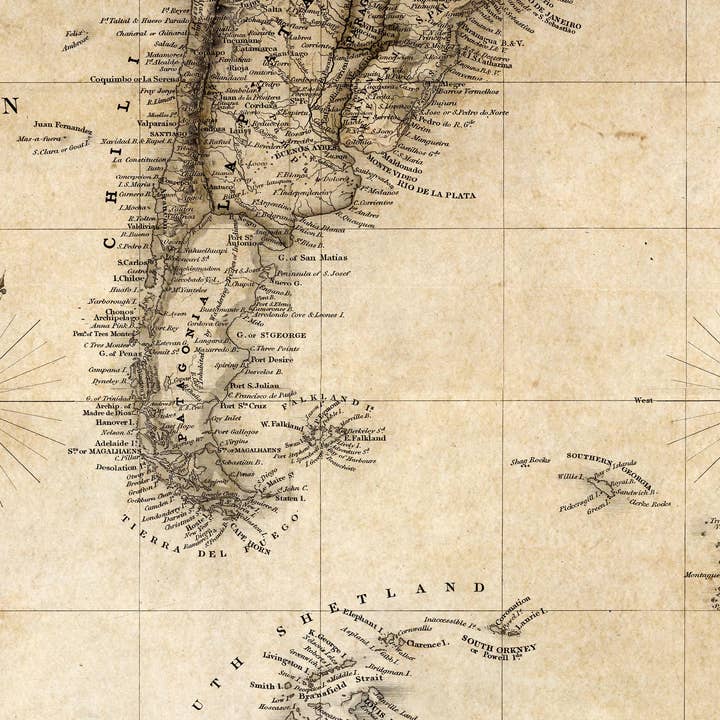 OldCityPrints - Old Maps and Posters - Wholesale Map - Big Old World Map 1849 Vintage Atlas Mercator Projection Sepia | World Map Gift World Map Print | Vintage World Map | World Map Wall Art2