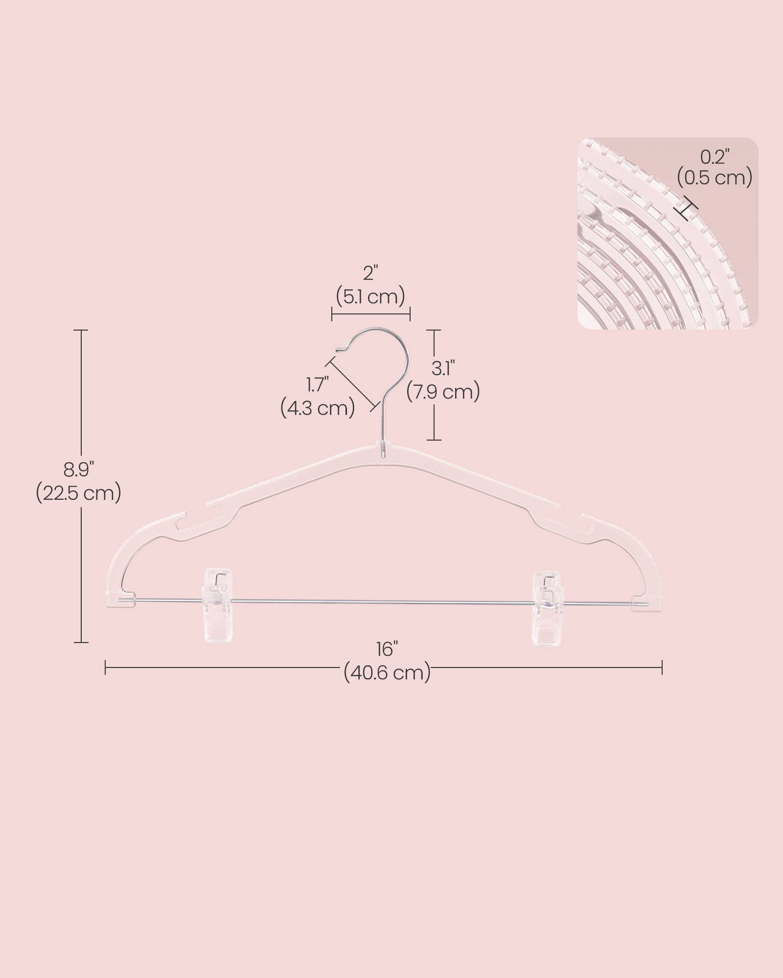 Greenwestons – Engroshandel Bøjle – Klar plastbuksebøjler 30-pak4