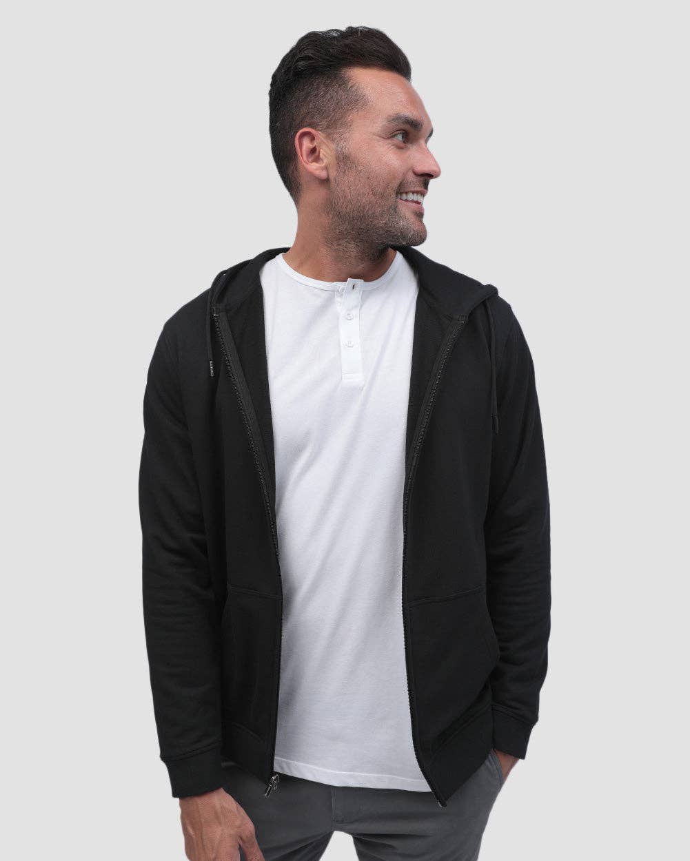 INTO THE AM - Wholesale Hoodie - Men's - Men's Zip-Up Hoodie Sweatshirt (Plain)29