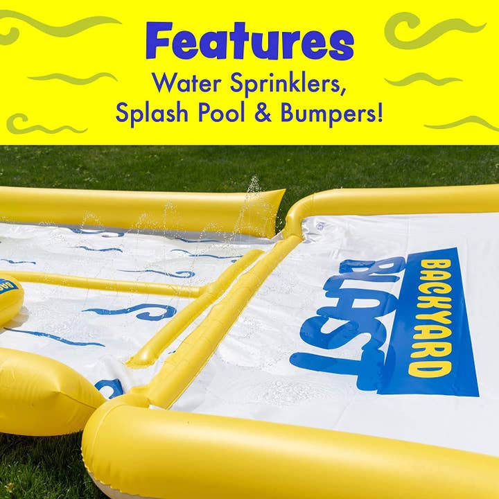 Frustration Free Solutions - Wholesale Inflatables - Backyard Blast - 30' Waterslide With Bumper