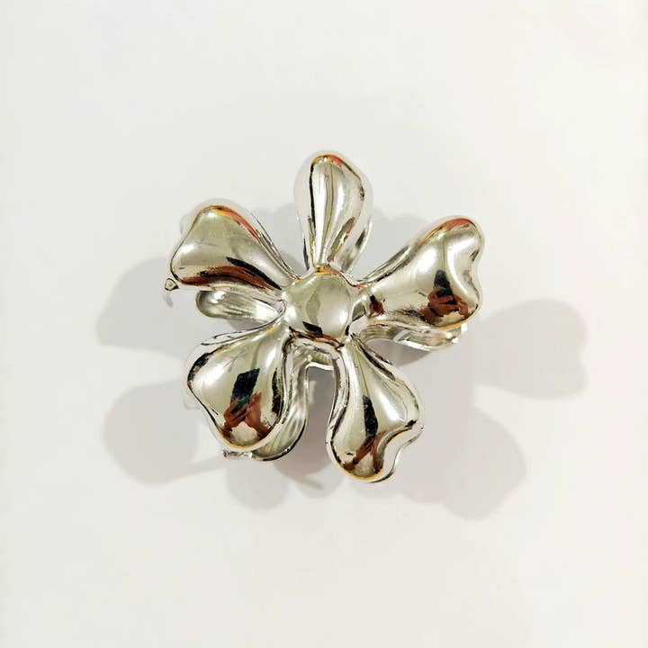 Little Trendy - Wholesale Hair Clip - Women's - Flower-Shaped Metal Hair Claw Clipsfor seaside vacation