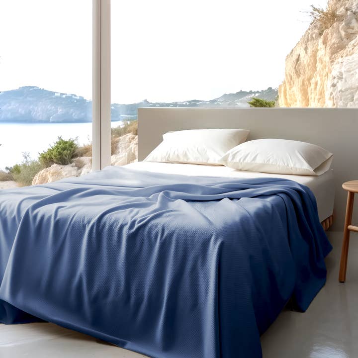Sleep & Beyond - Wholesale Bedding blanket - 100% Organic Cotton Honeycomb Blanket2