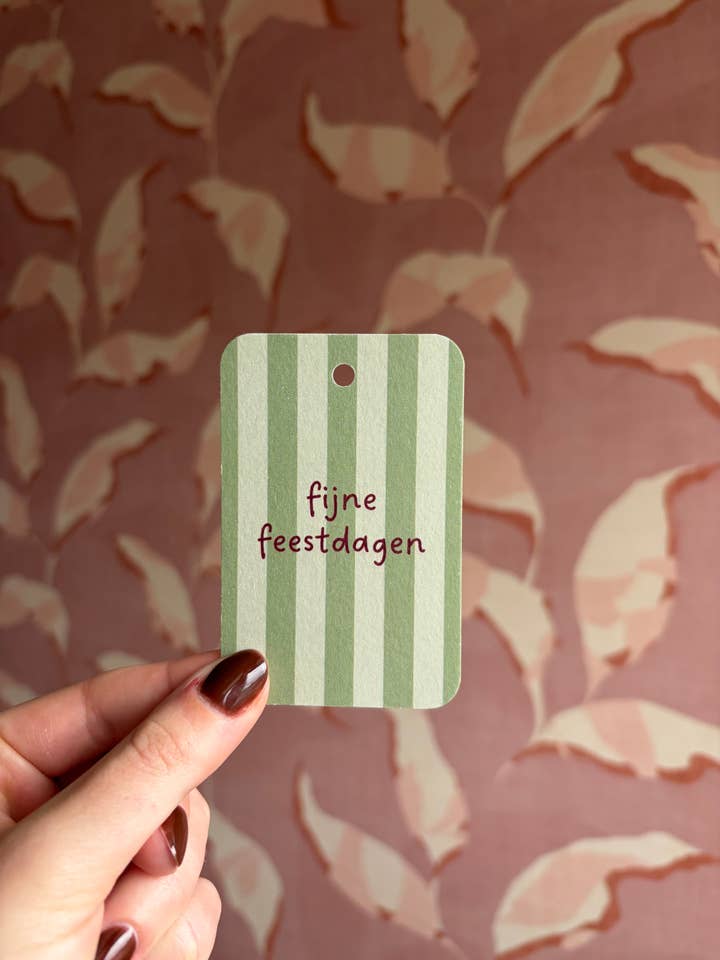 Cadeaulabel - Fijne Feestdagen voor wholesale door everythinggifts