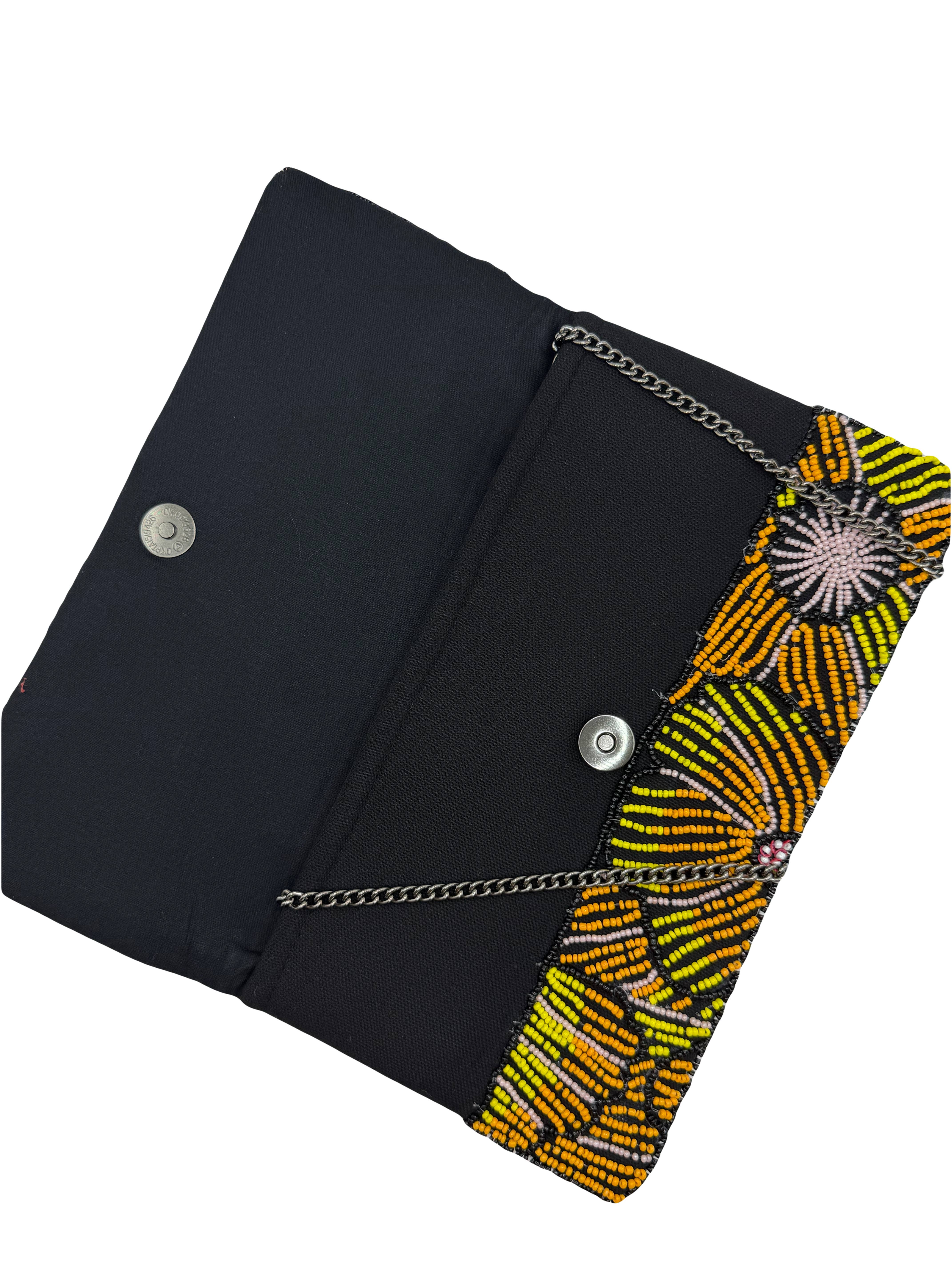 Pizzazz, Inc. – wholesale Clutch bag – women's – MULTI FLORAL SEQUINS BEADED CLUTCH1